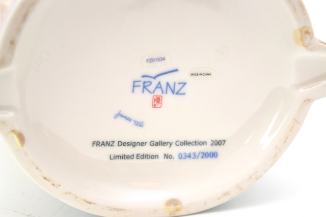 Franz Gallery Limited Edition Decorative Vase "Defining Beauty" by James Tsai