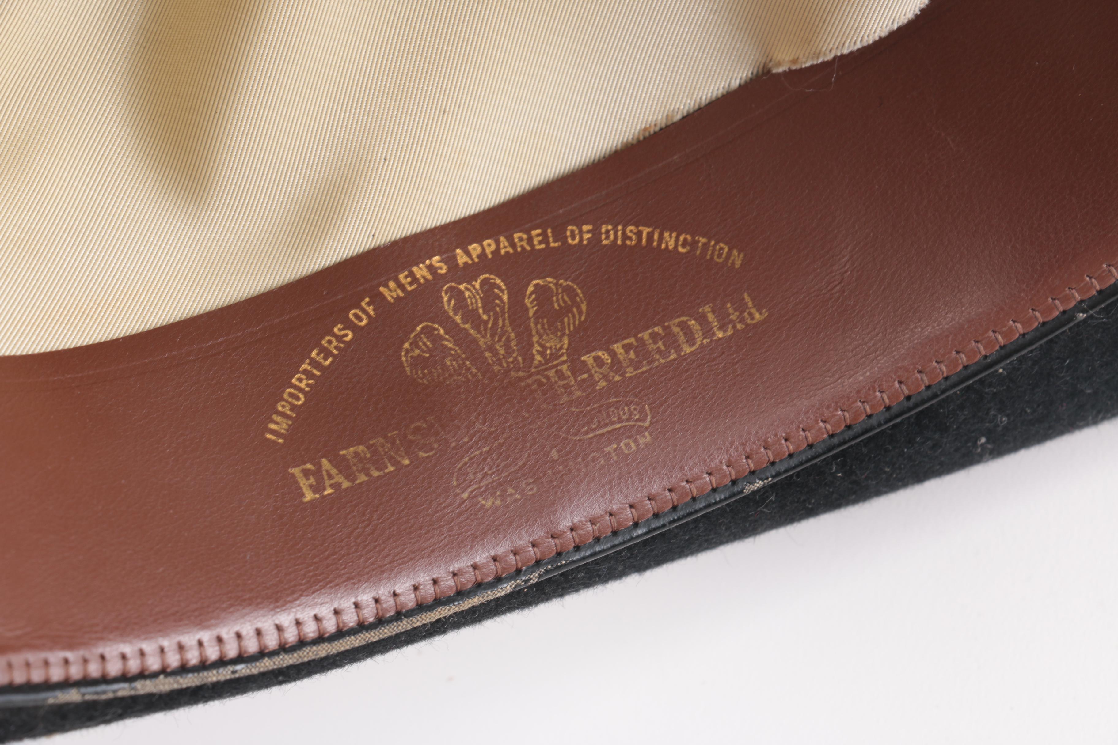 Three Black, Brown, And Gray Suede Fedoras