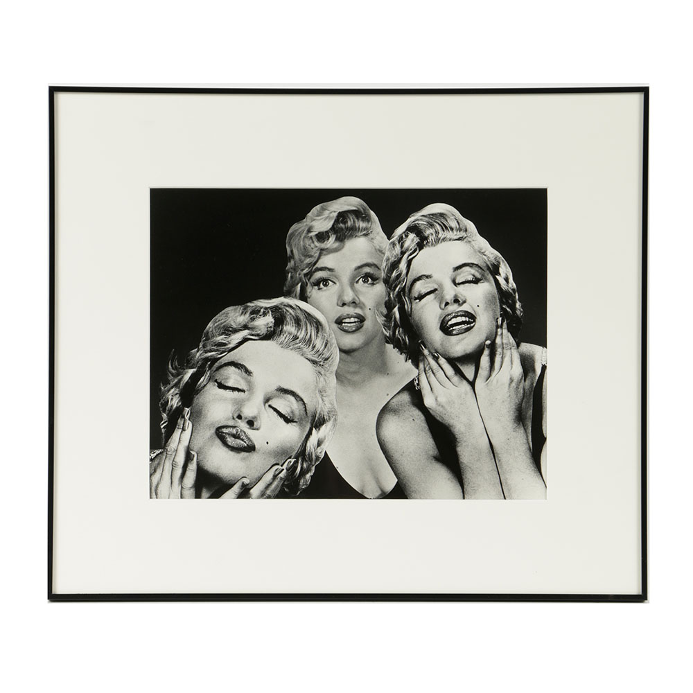 Limited Edition Photograph of Philippe Halsman's Gelatin Silver "Triple Marilyn"