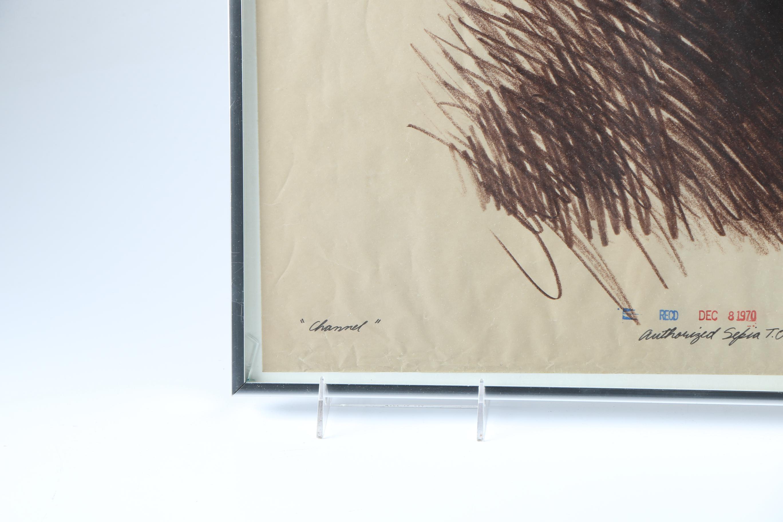 After Fidel A. Danieli Lithograph "Channel"