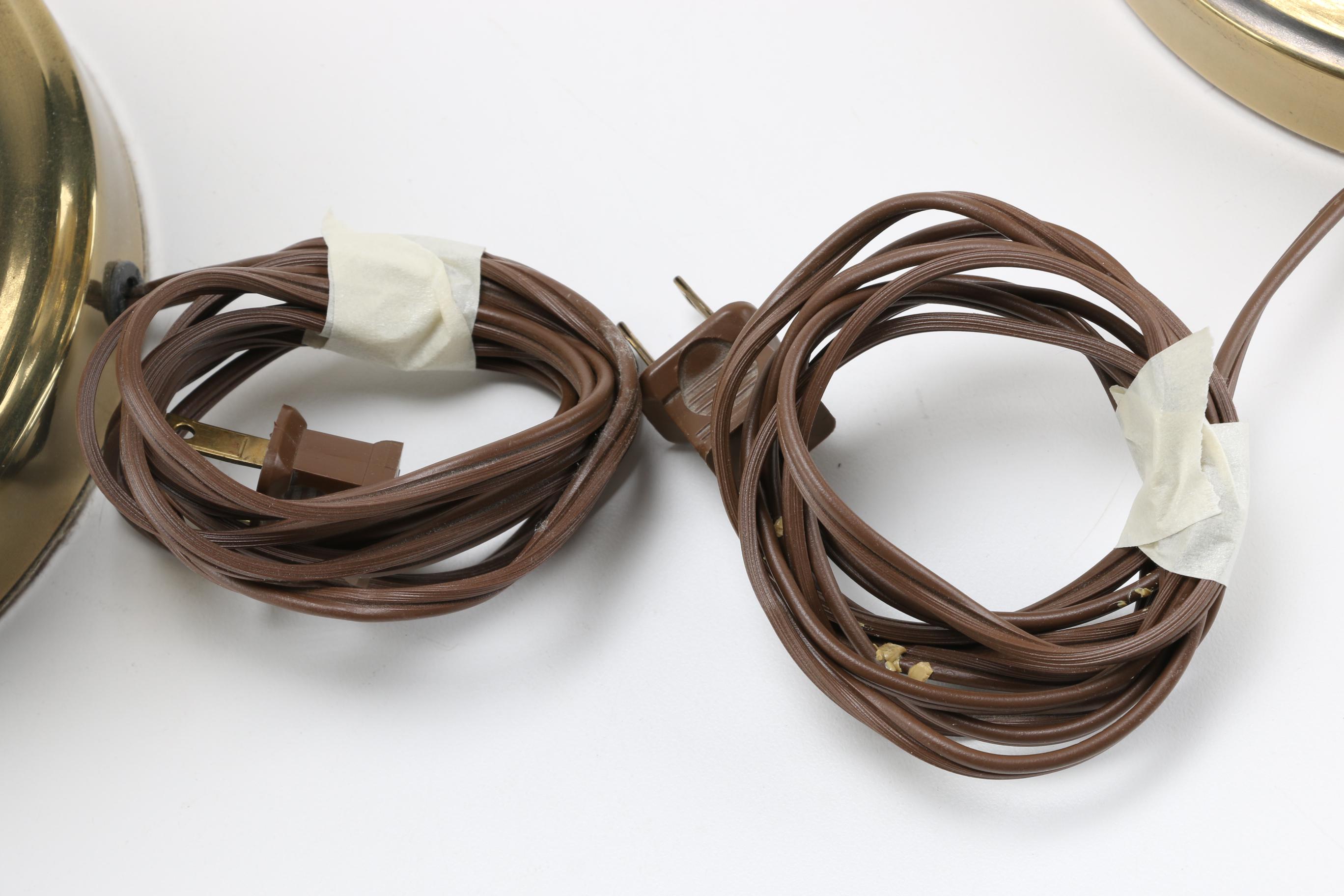 Matching Faux Oil Lamps.