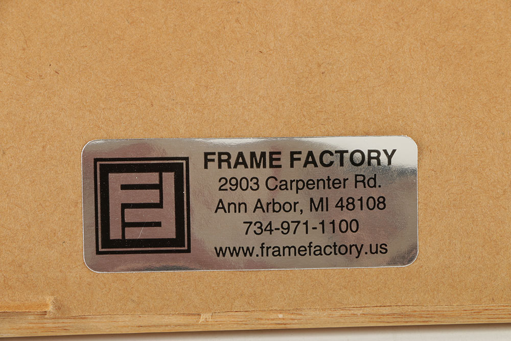 Acrylic Painting on Paper of Floral Abstract Scene