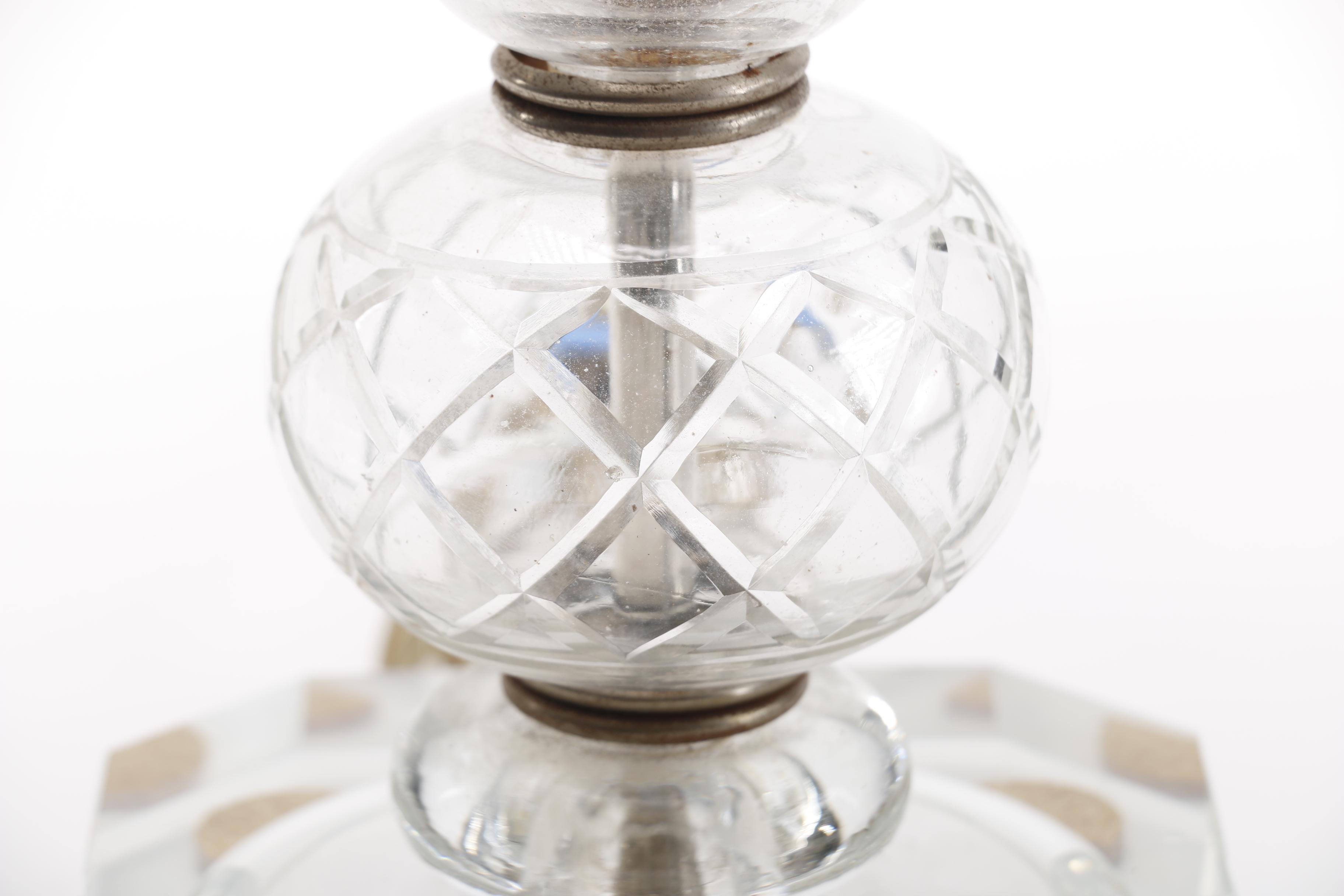 Glass Table Lamp