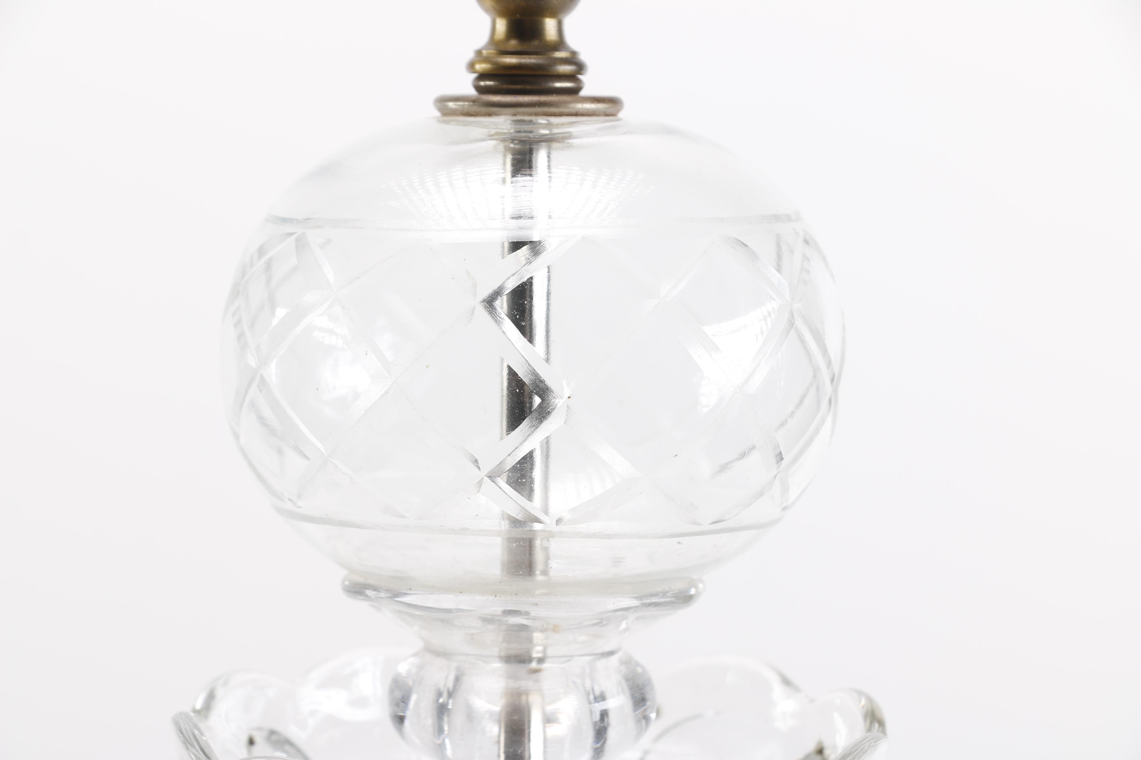 Glass Table Lamp
