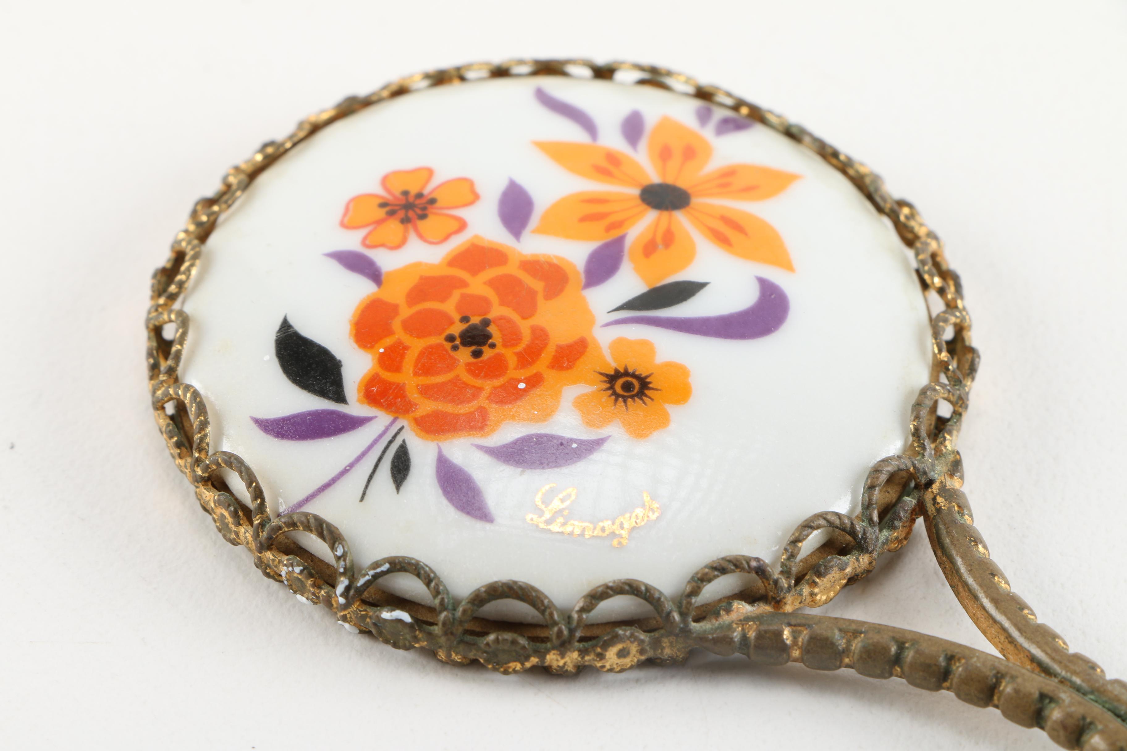 Art Nouveau Mirrors and Comb