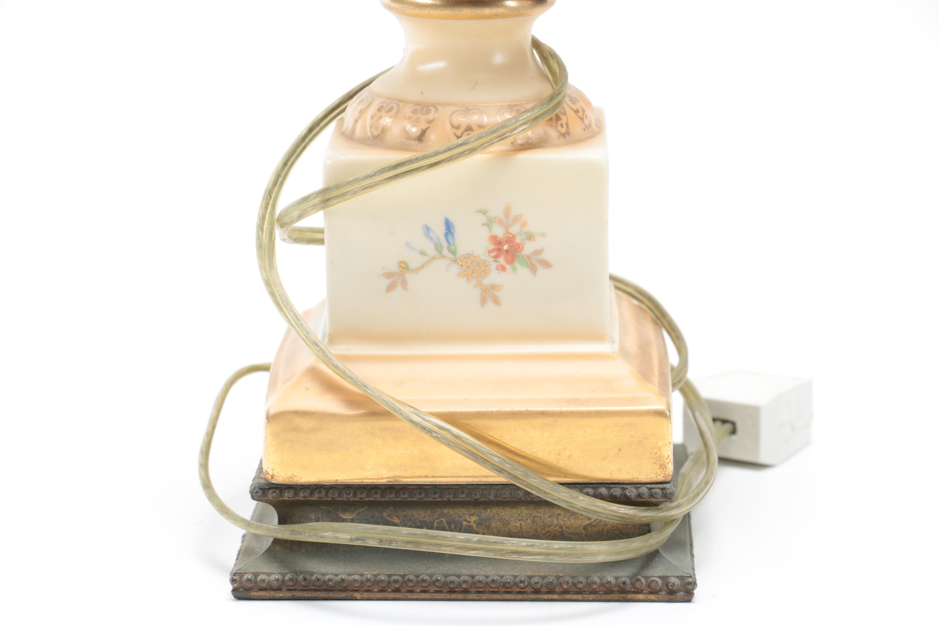 Floral Porcelain Table Lamps