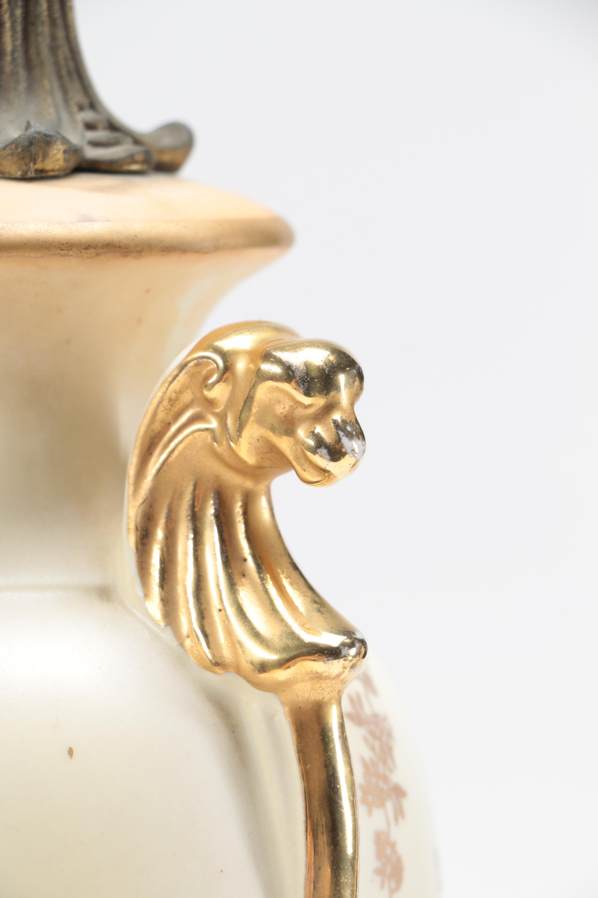 Floral Porcelain Table Lamps