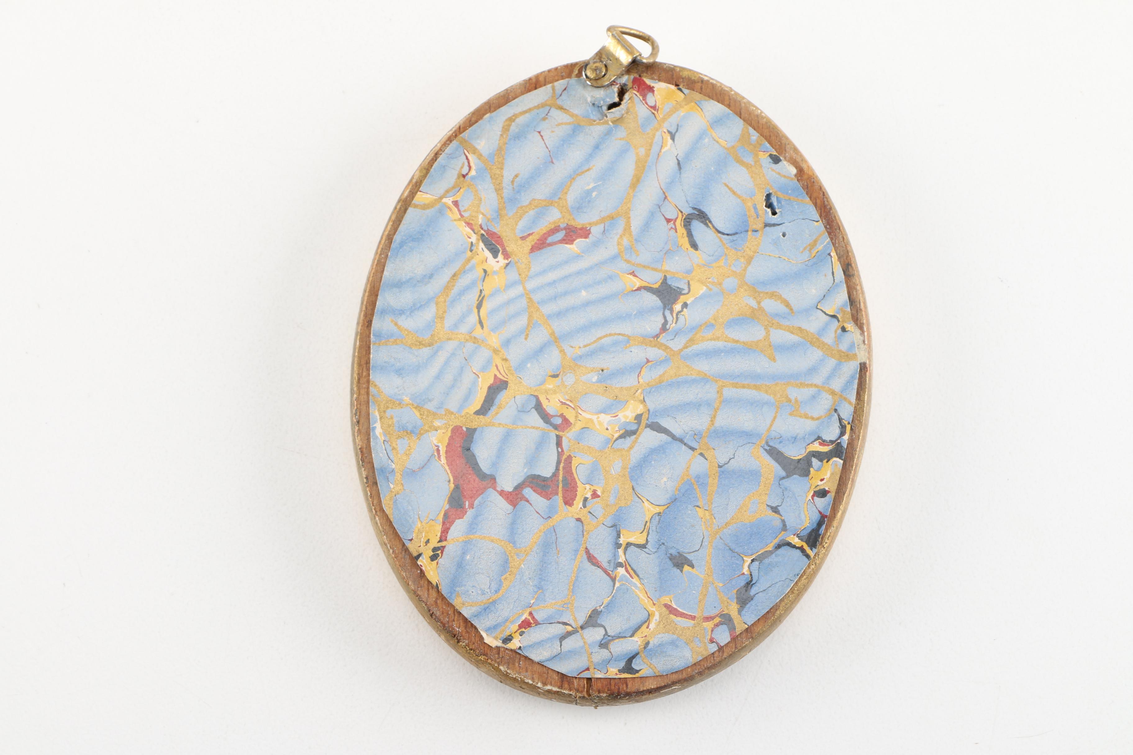 Pair of Embossed Plates