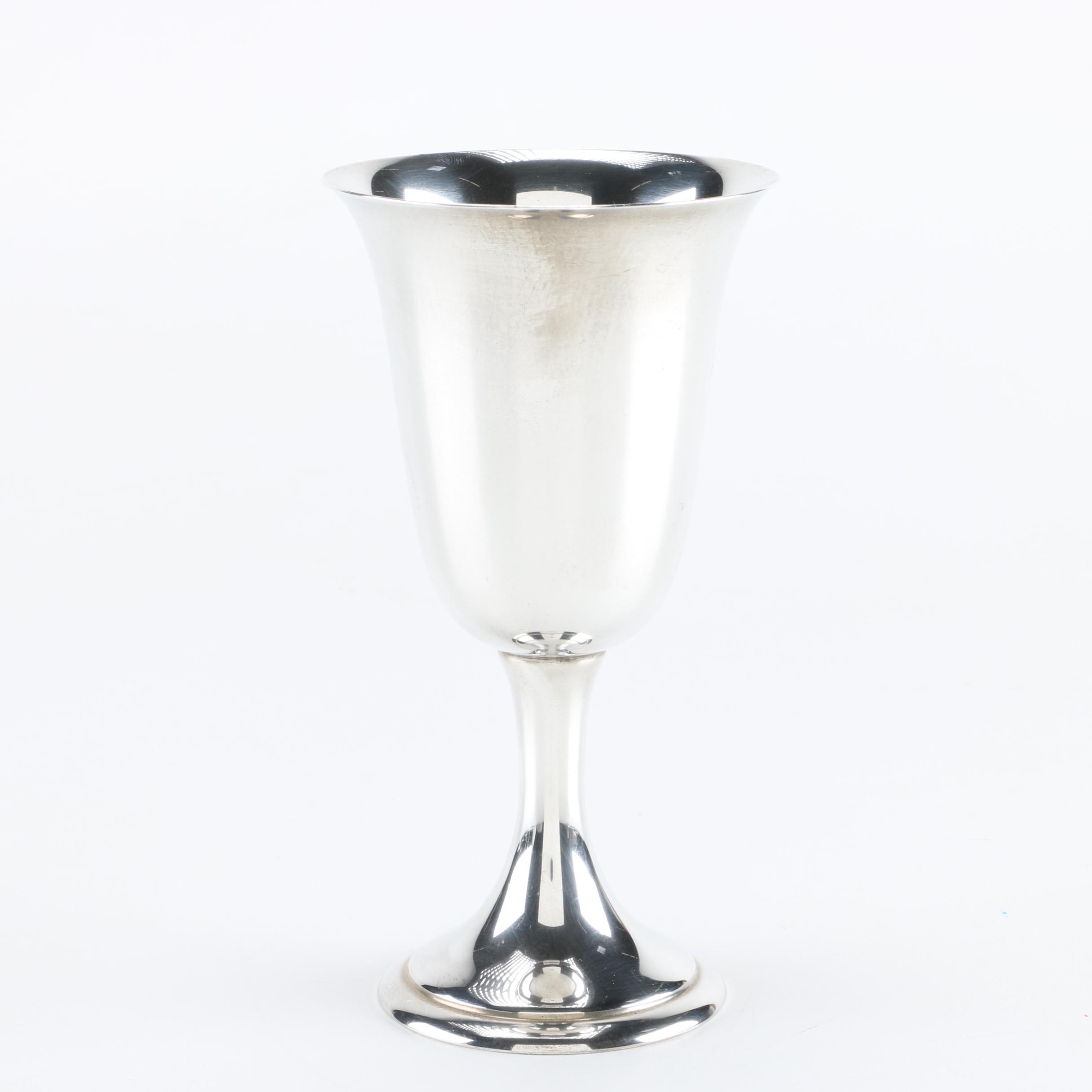 Alvin Sterling Water Goblet