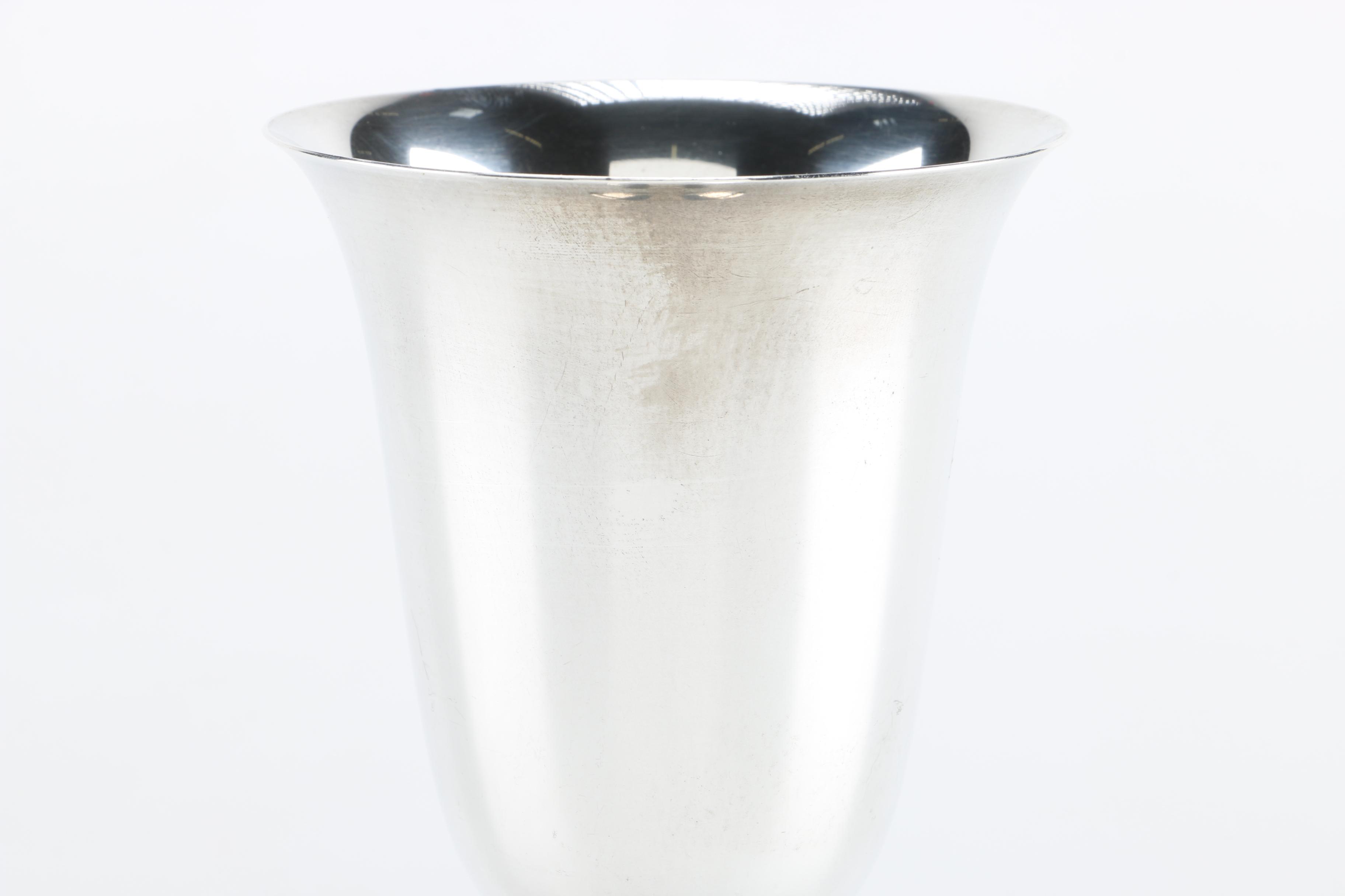 Alvin Sterling Water Goblet