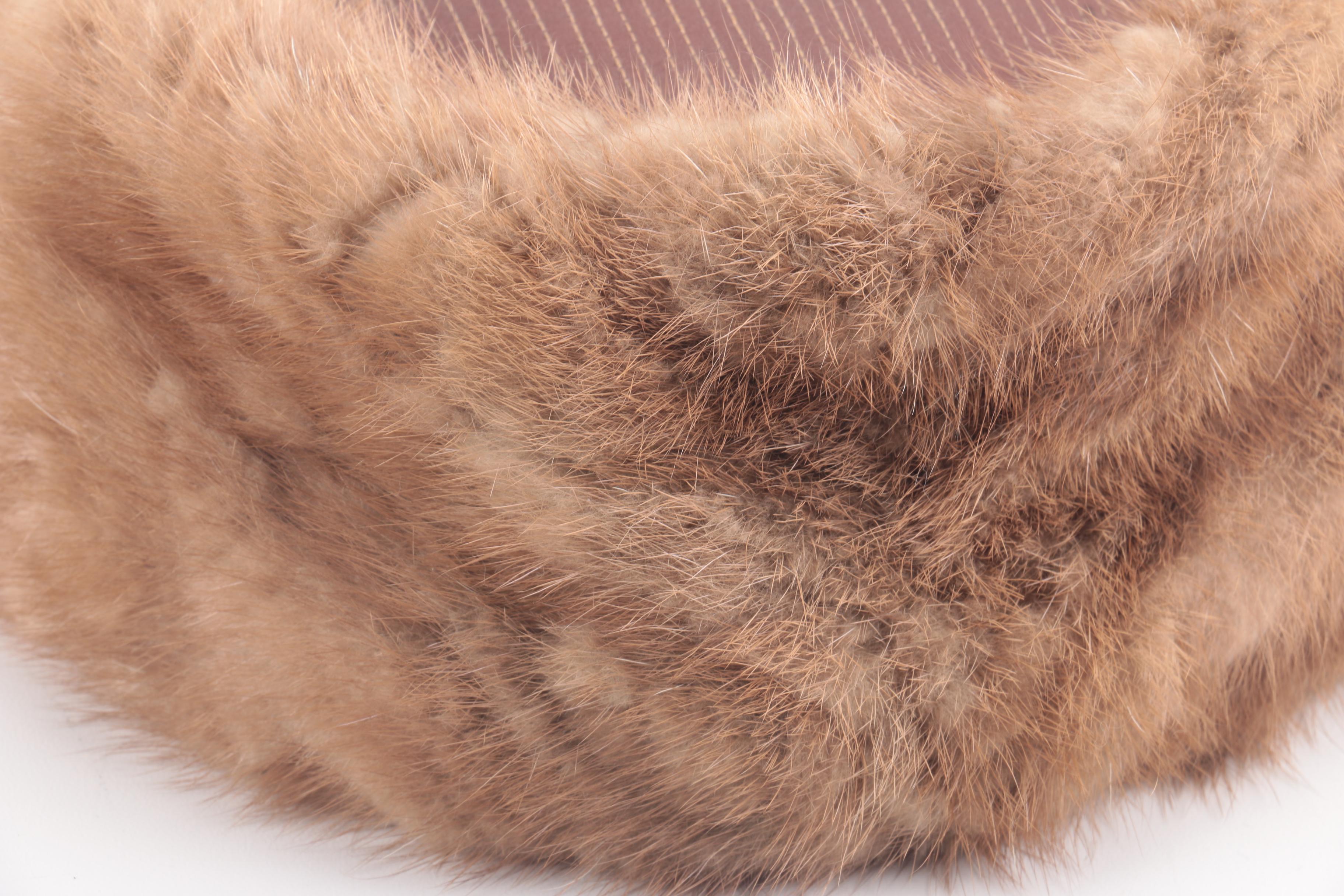 Two Mink Fur Hats