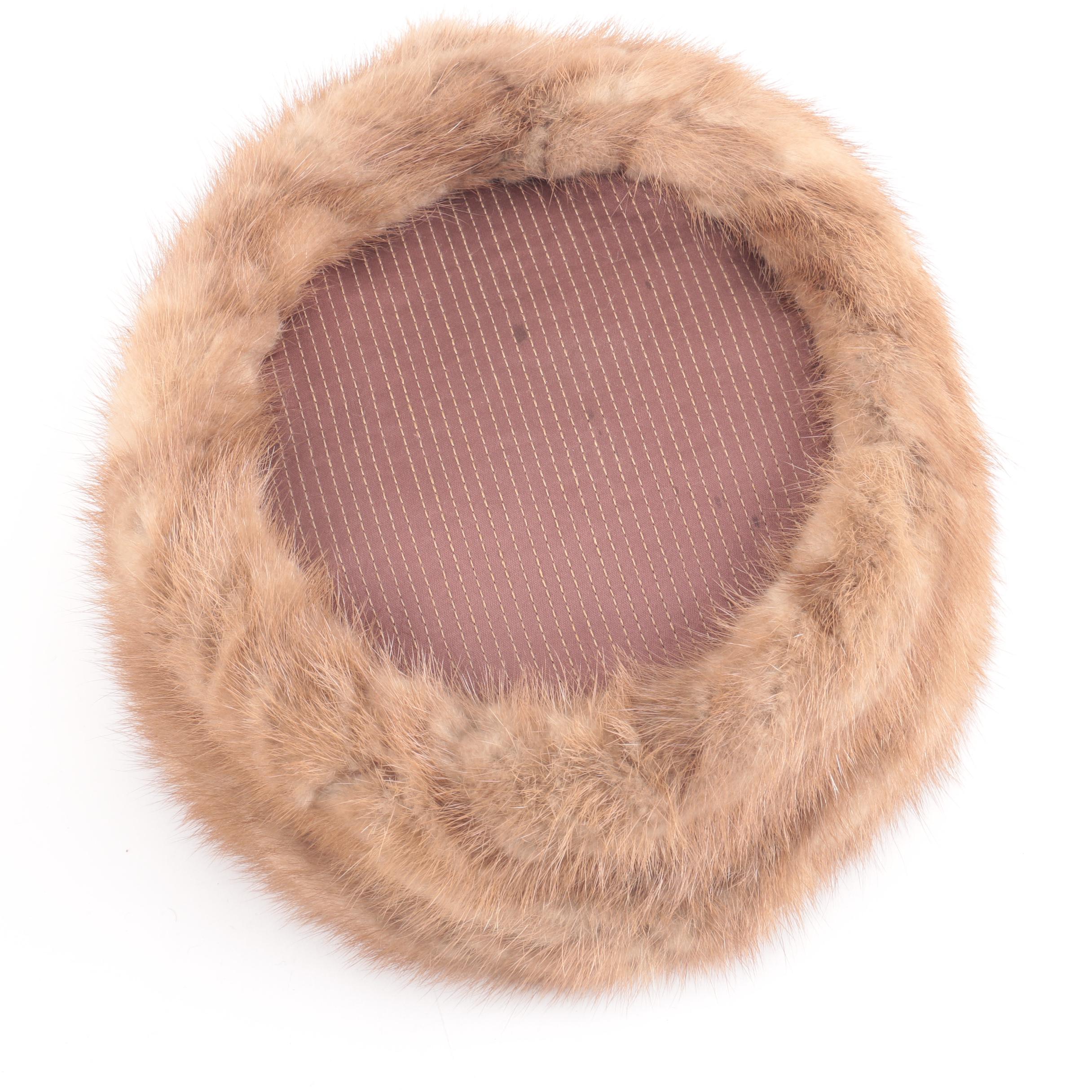 Two Mink Fur Hats