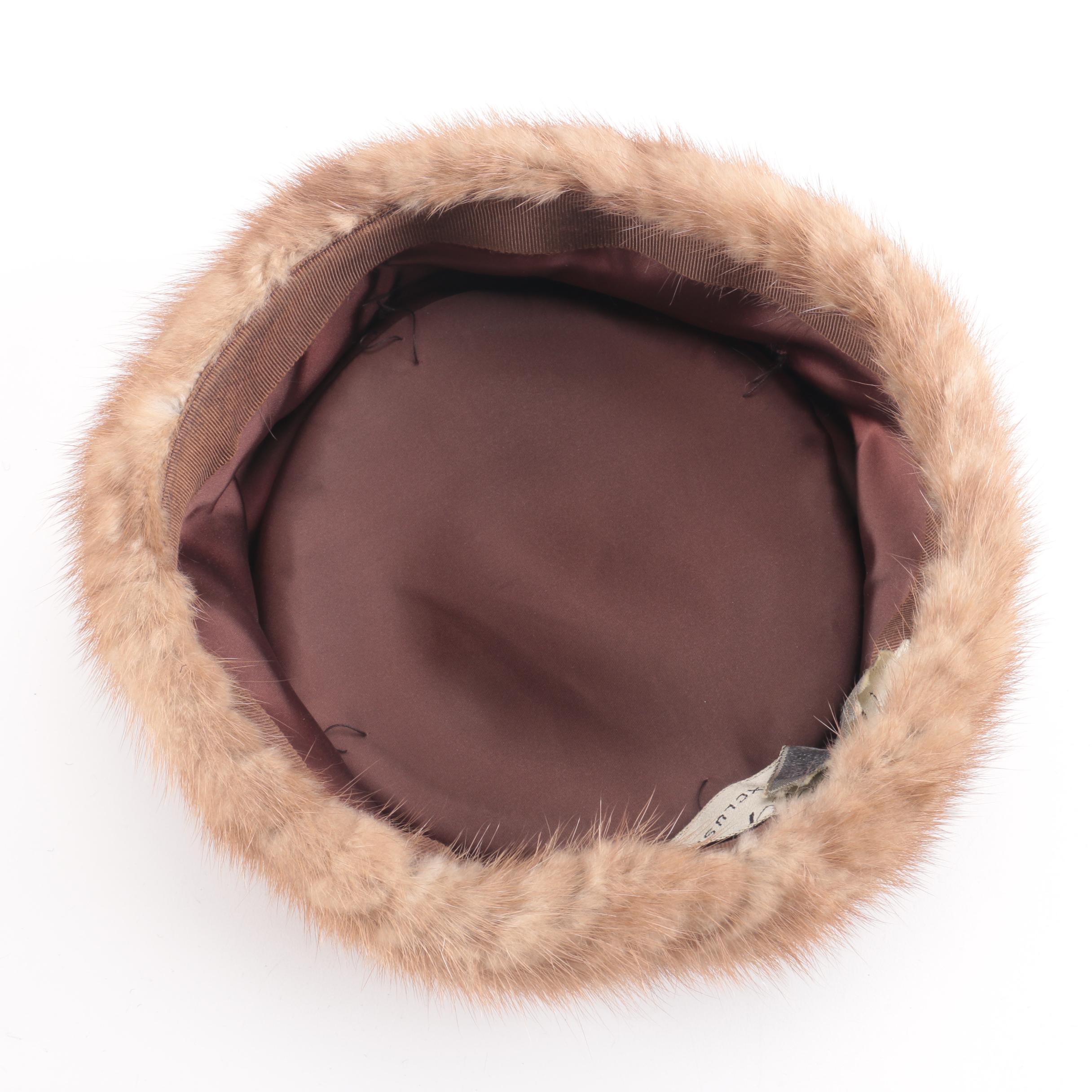 Two Mink Fur Hats