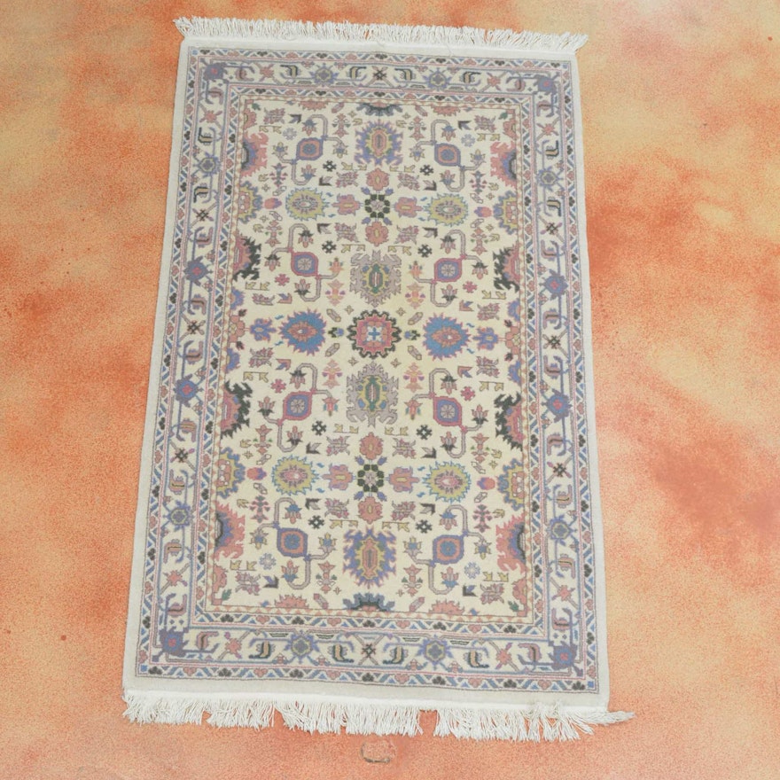 Hand Knotted Chinese Savonnerie Area Rug