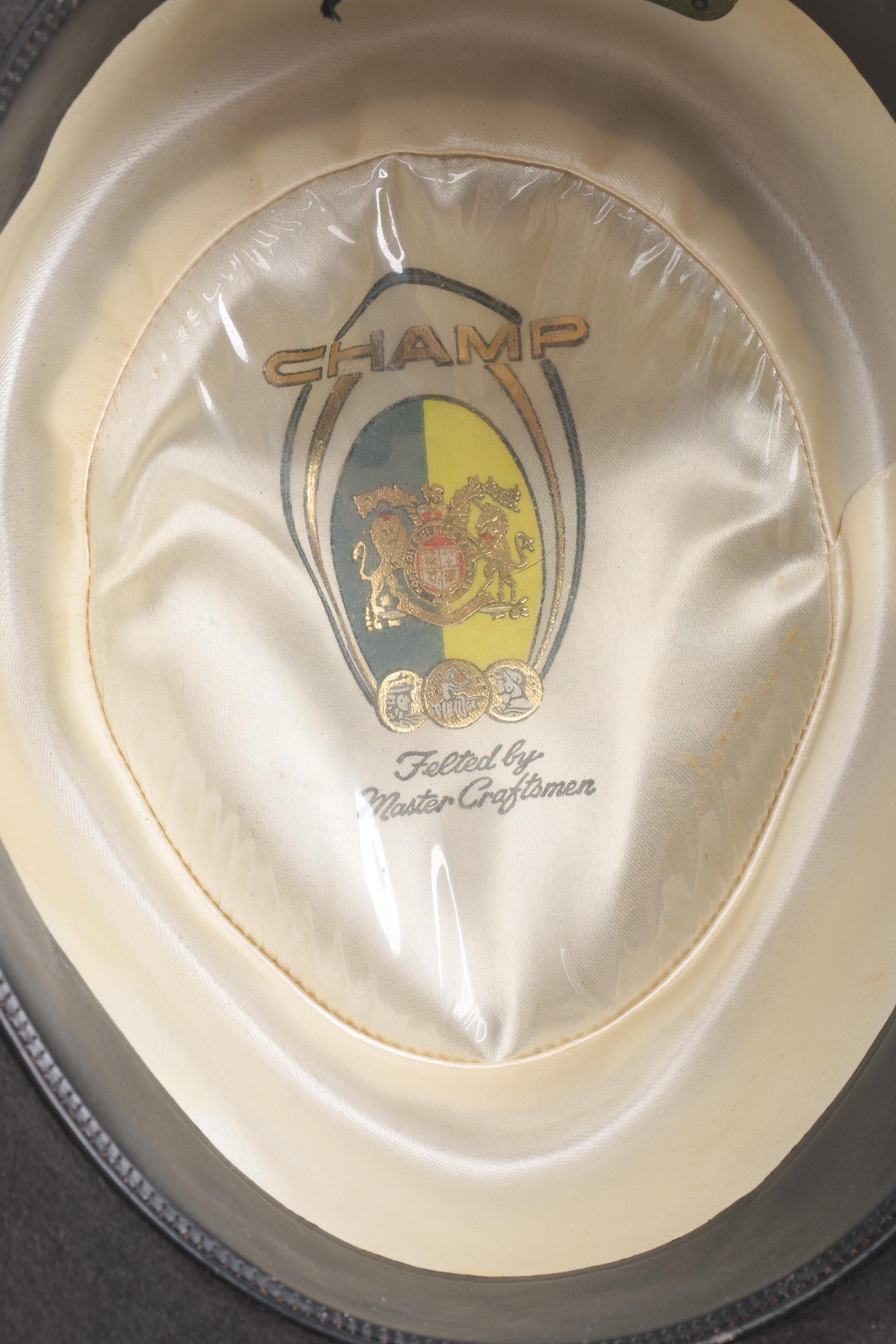 Champ Hats Fedora with Original Box