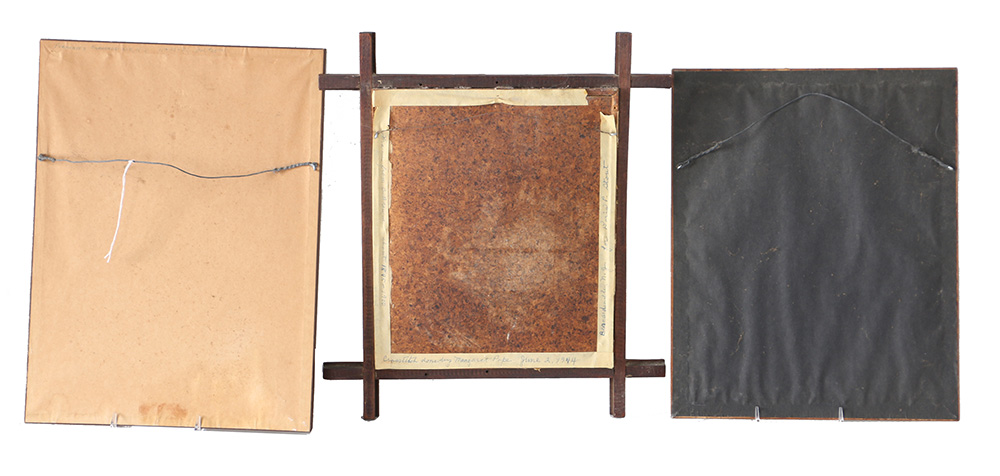 Three Mid-Century "Home" Cross Stitch Samplers