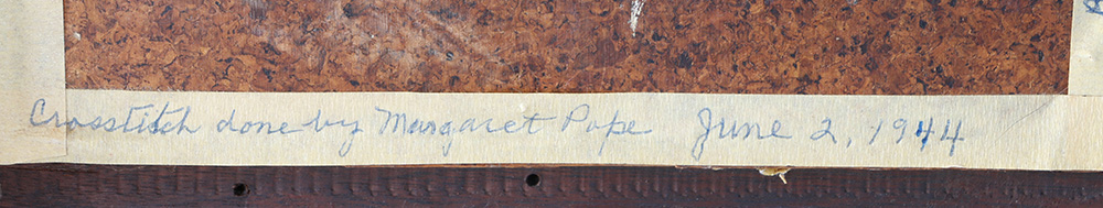 Three Mid-Century "Home" Cross Stitch Samplers