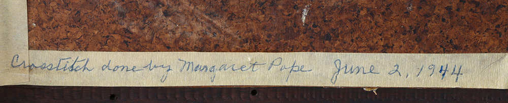 Three Mid-Century "Home" Cross Stitch Samplers