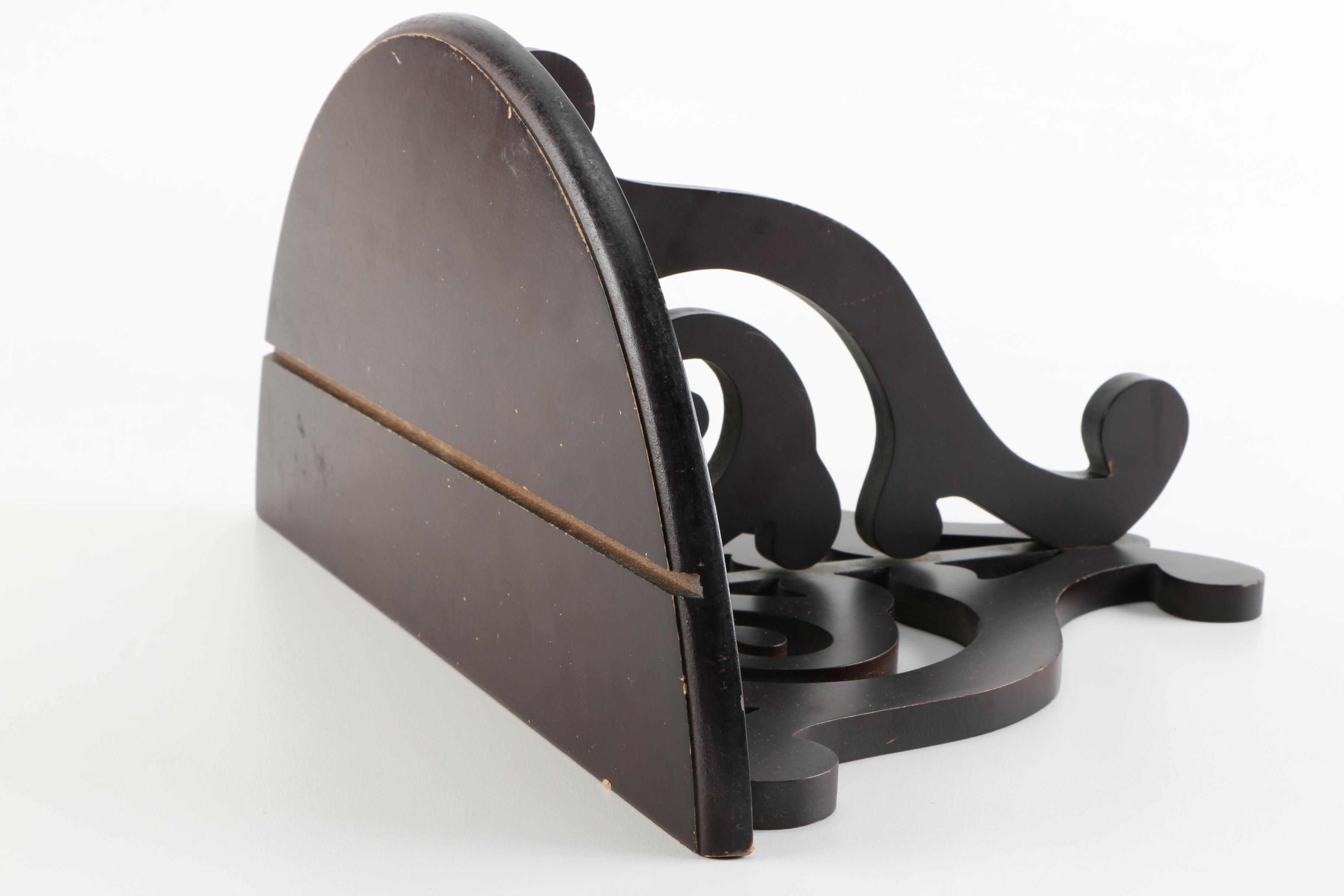 Ornate Wooden Accent Shelf