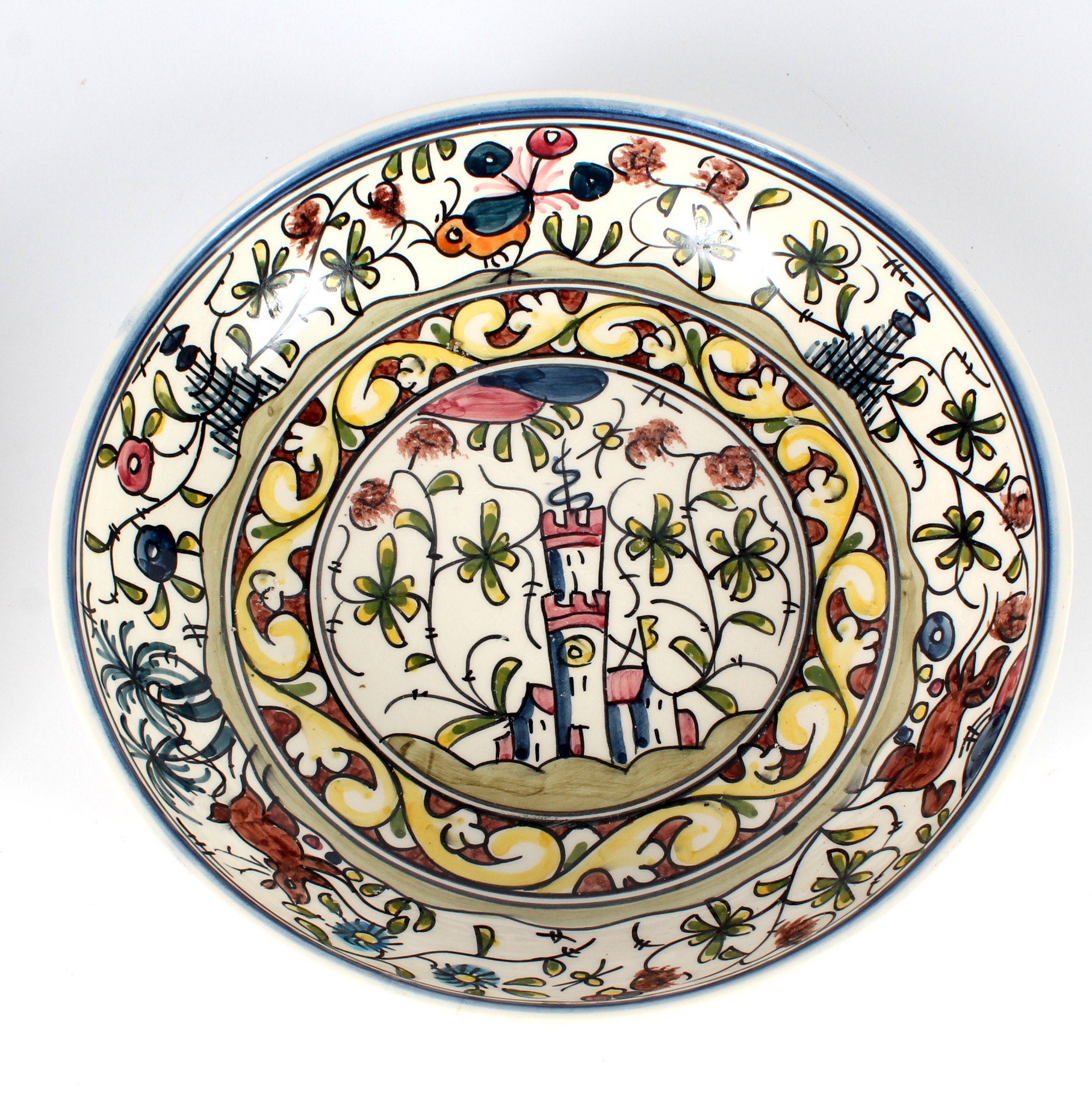 Pair of Hand-Painted Williams Sonoma Bowls