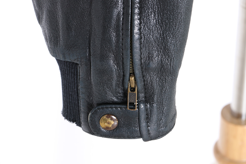 Men's Ferragamo Black Leather Jacket