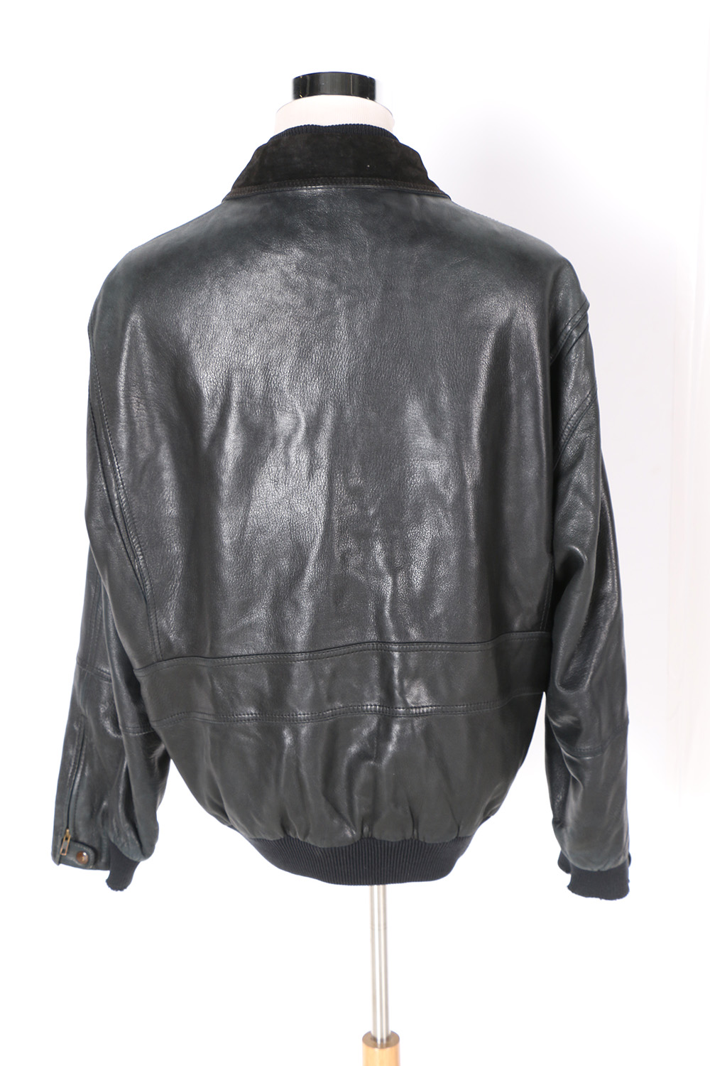 Men's Ferragamo Black Leather Jacket