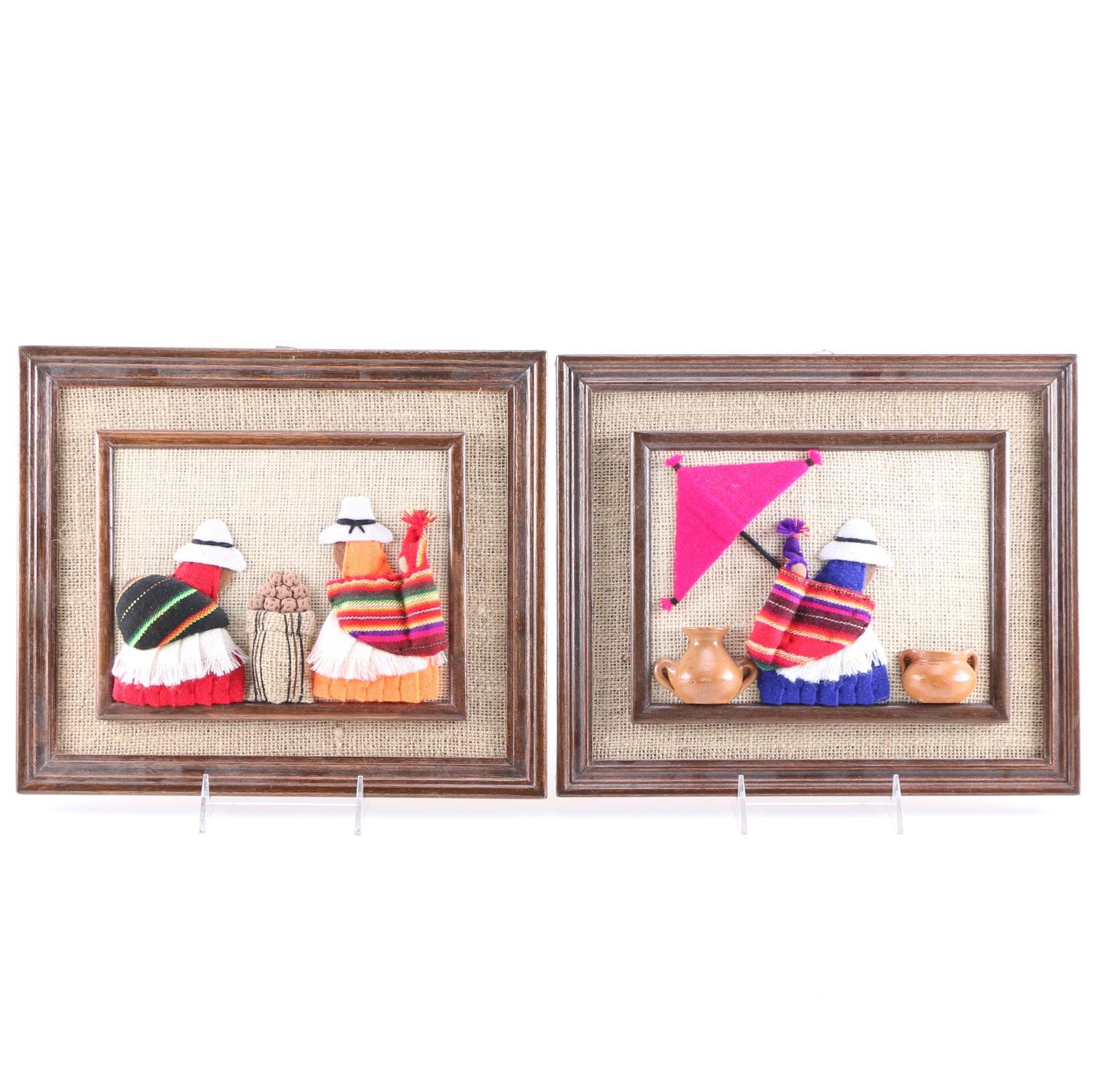 Mixed Media South American Folk Art