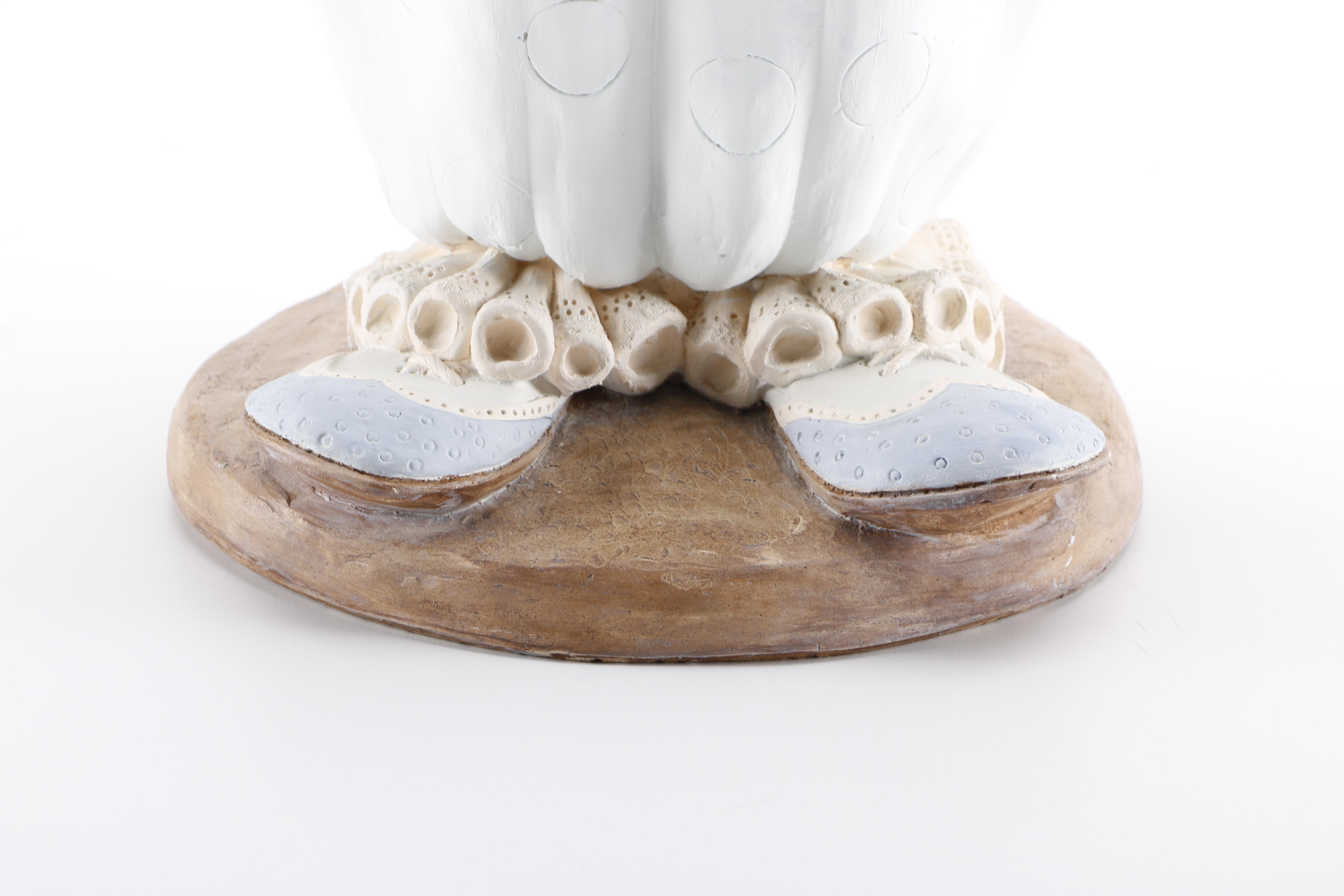 Plaster Clown Statuette