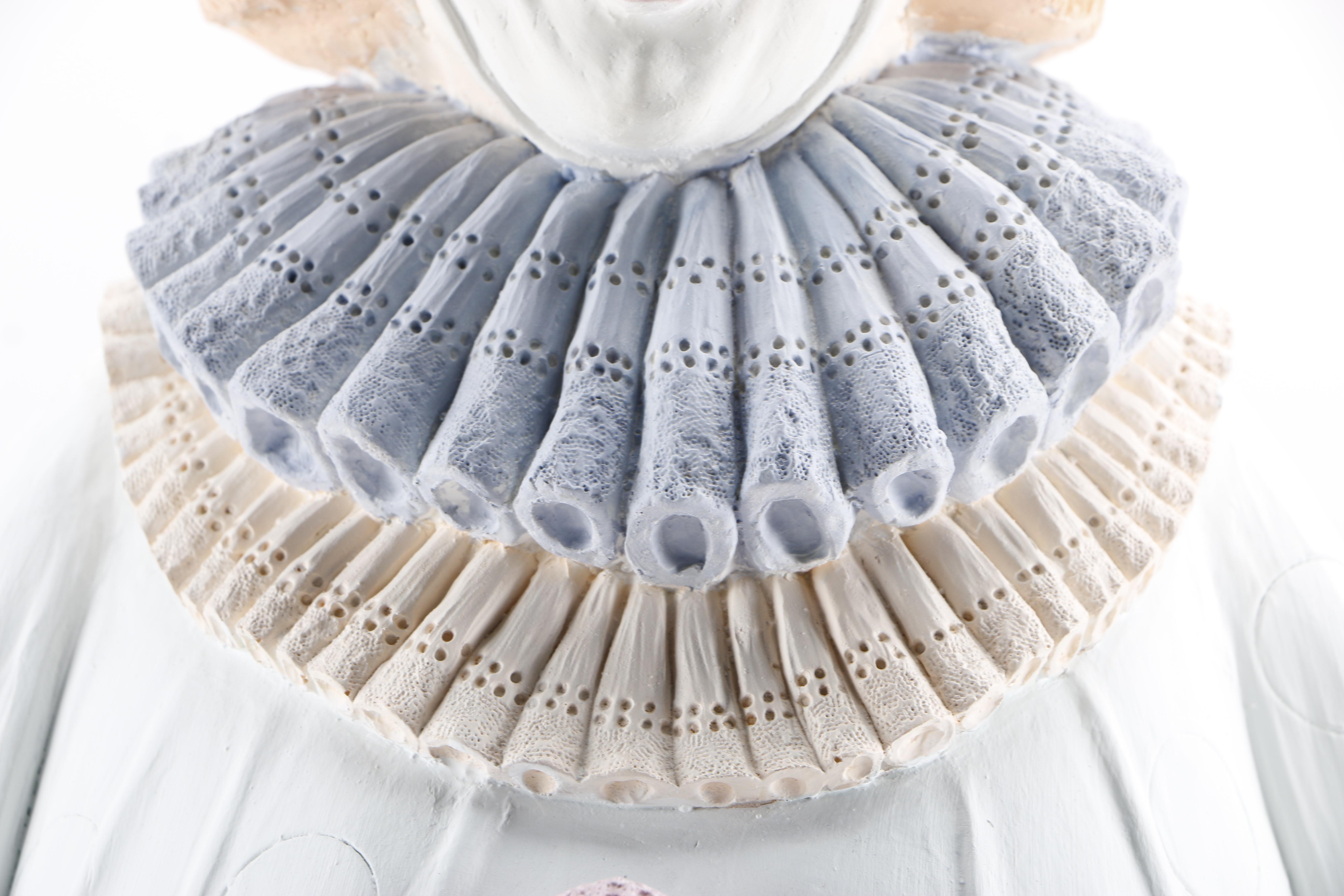 Plaster Clown Statuette