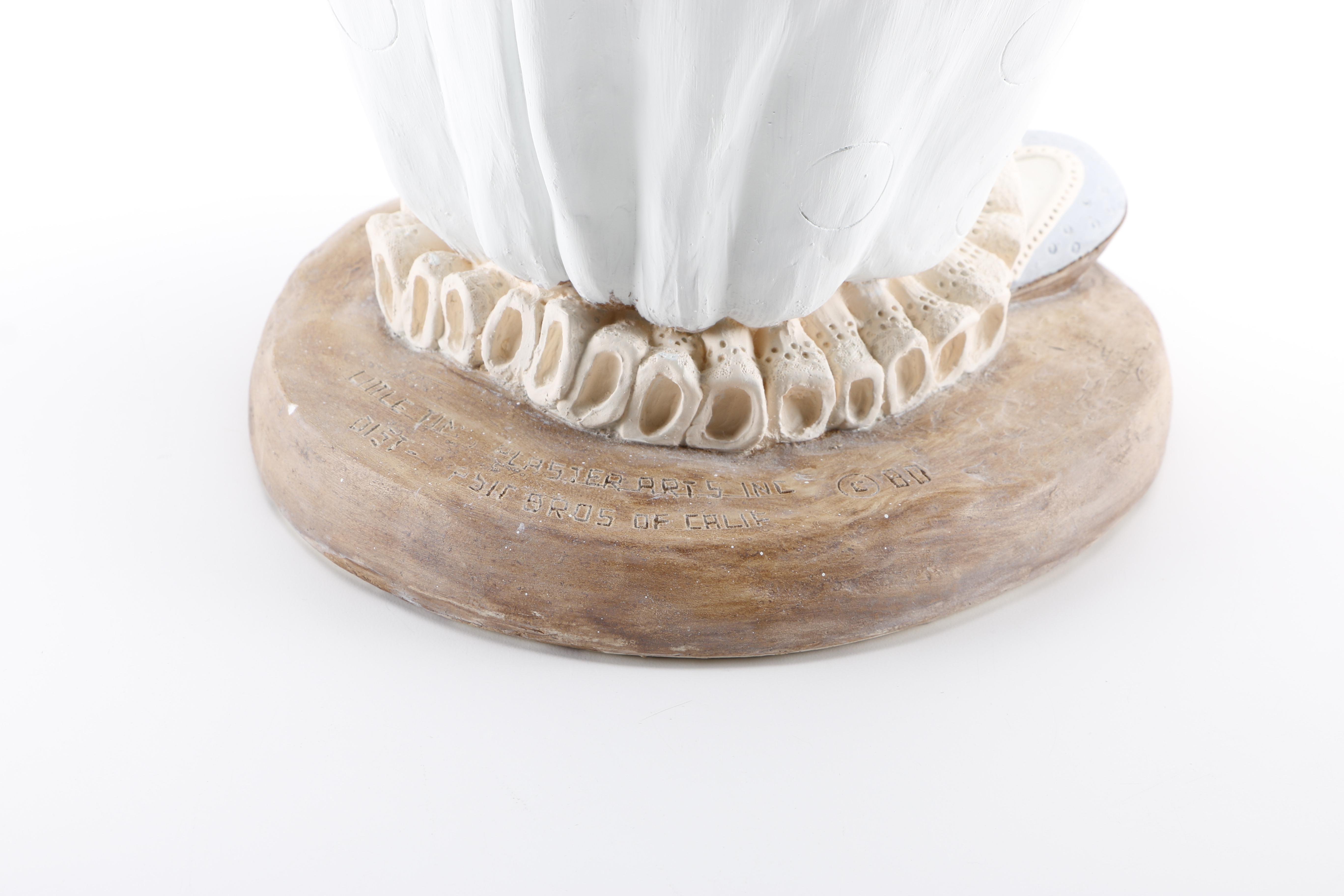 Plaster Clown Statuette