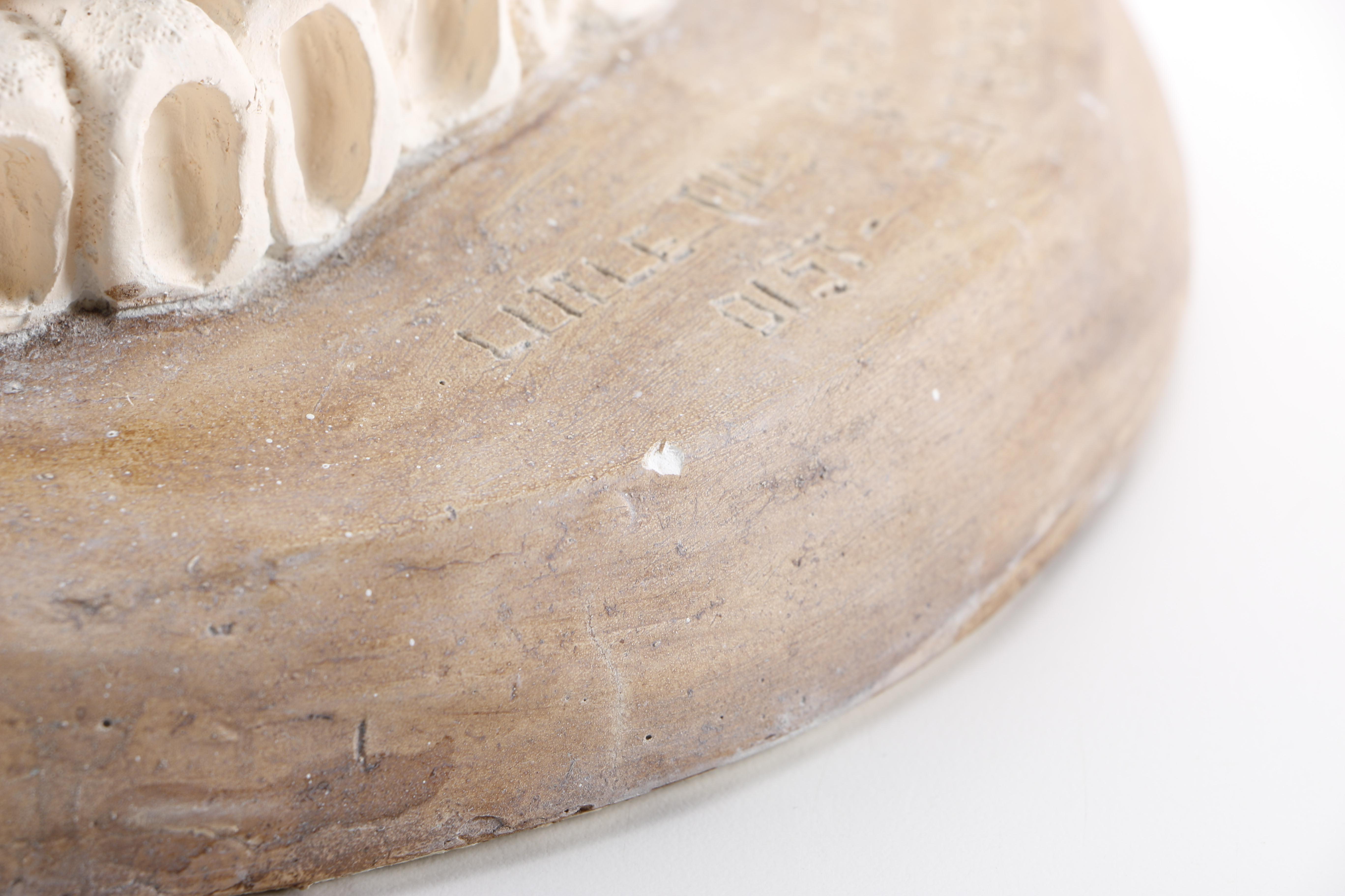 Plaster Clown Statuette