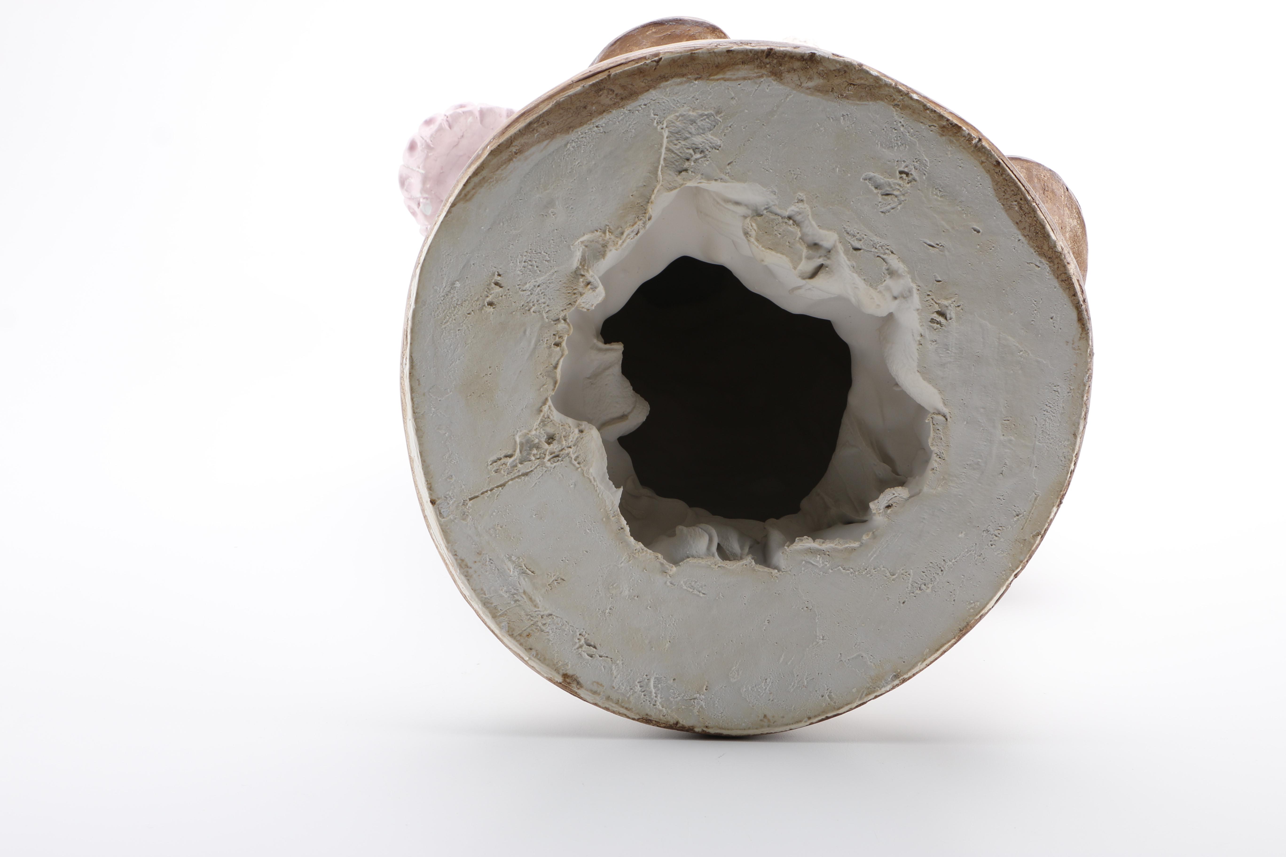 Plaster Clown Statuette