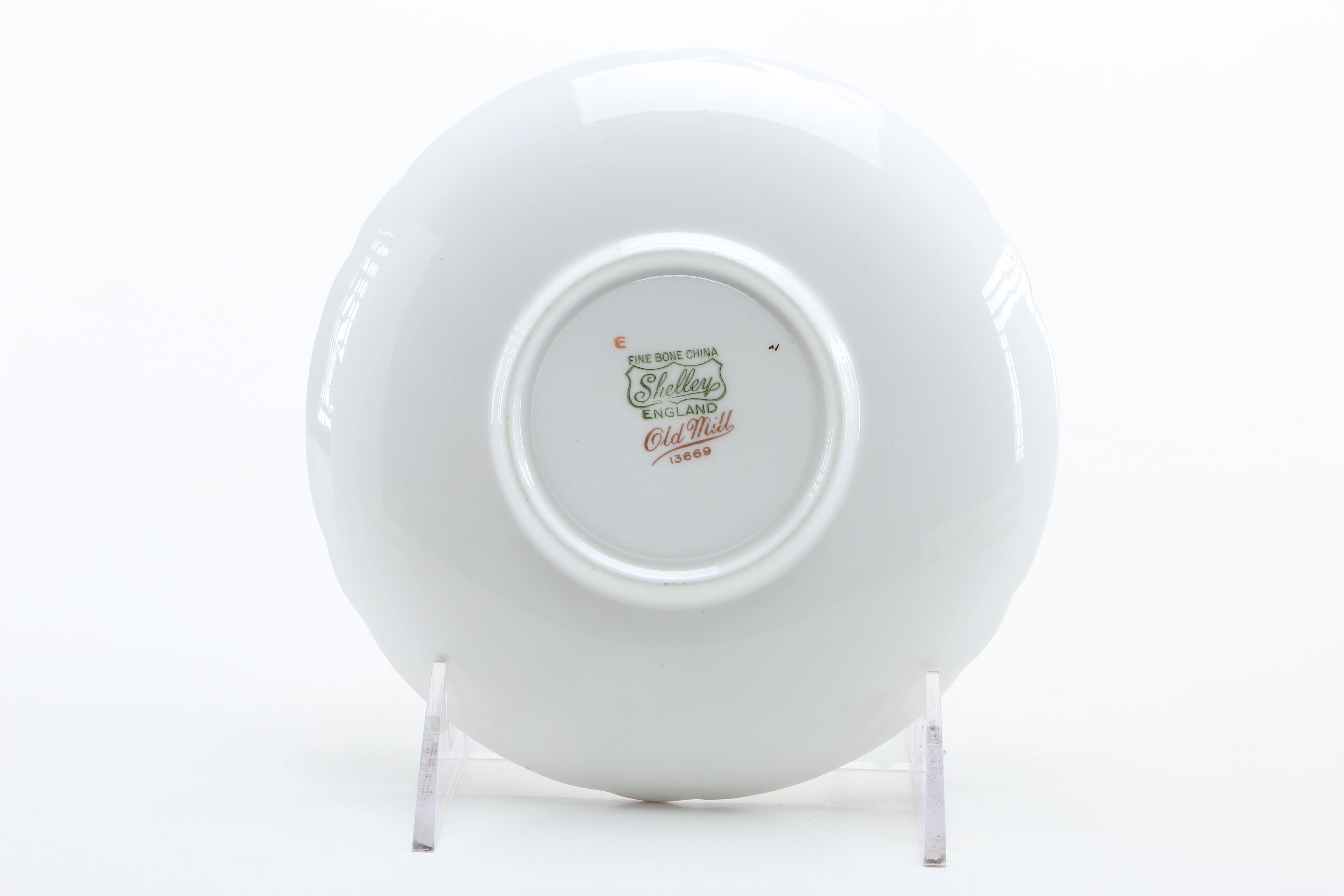 Shelley Fine Bone China Teacups and Saucers