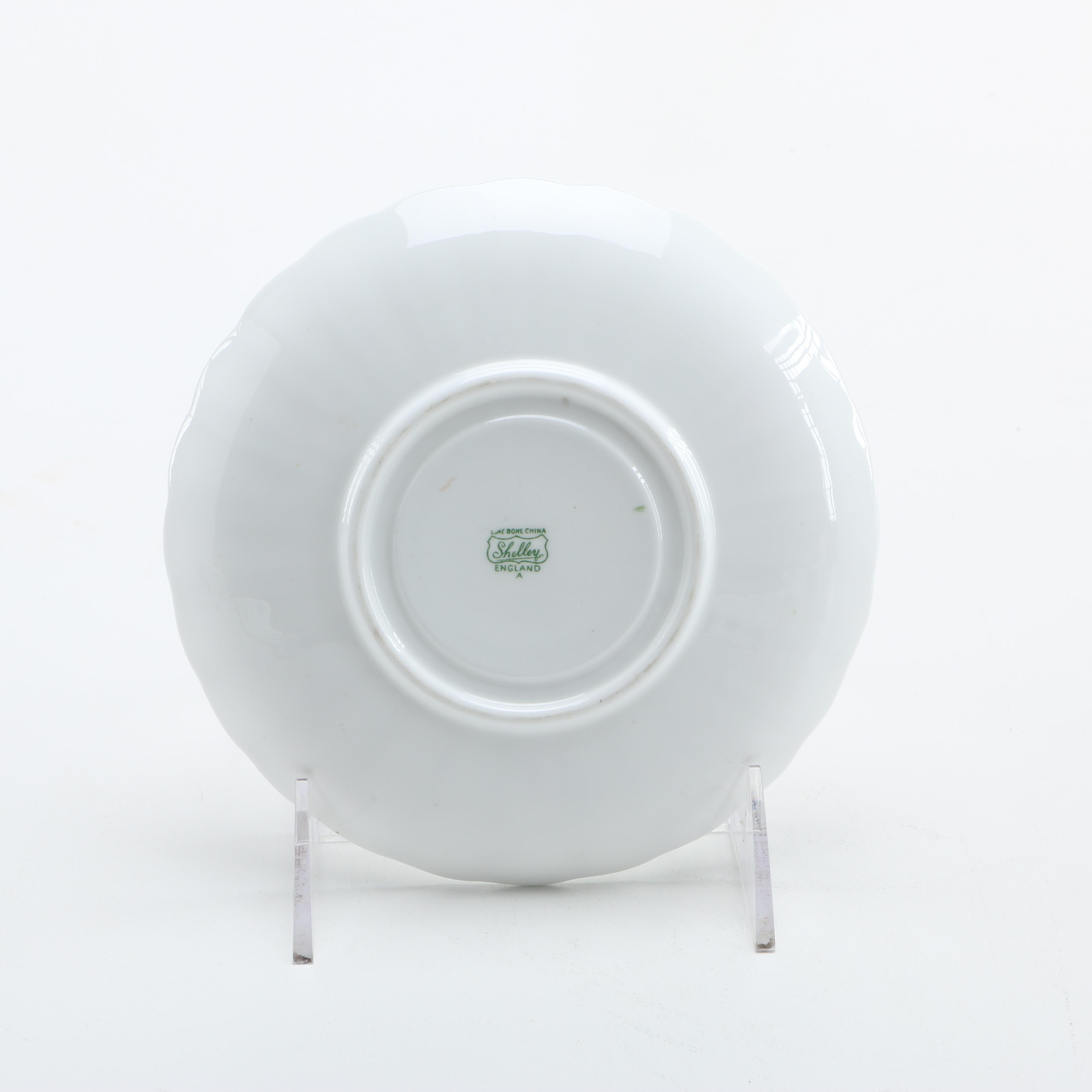 Shelley Fine Bone China Teacups and Saucers