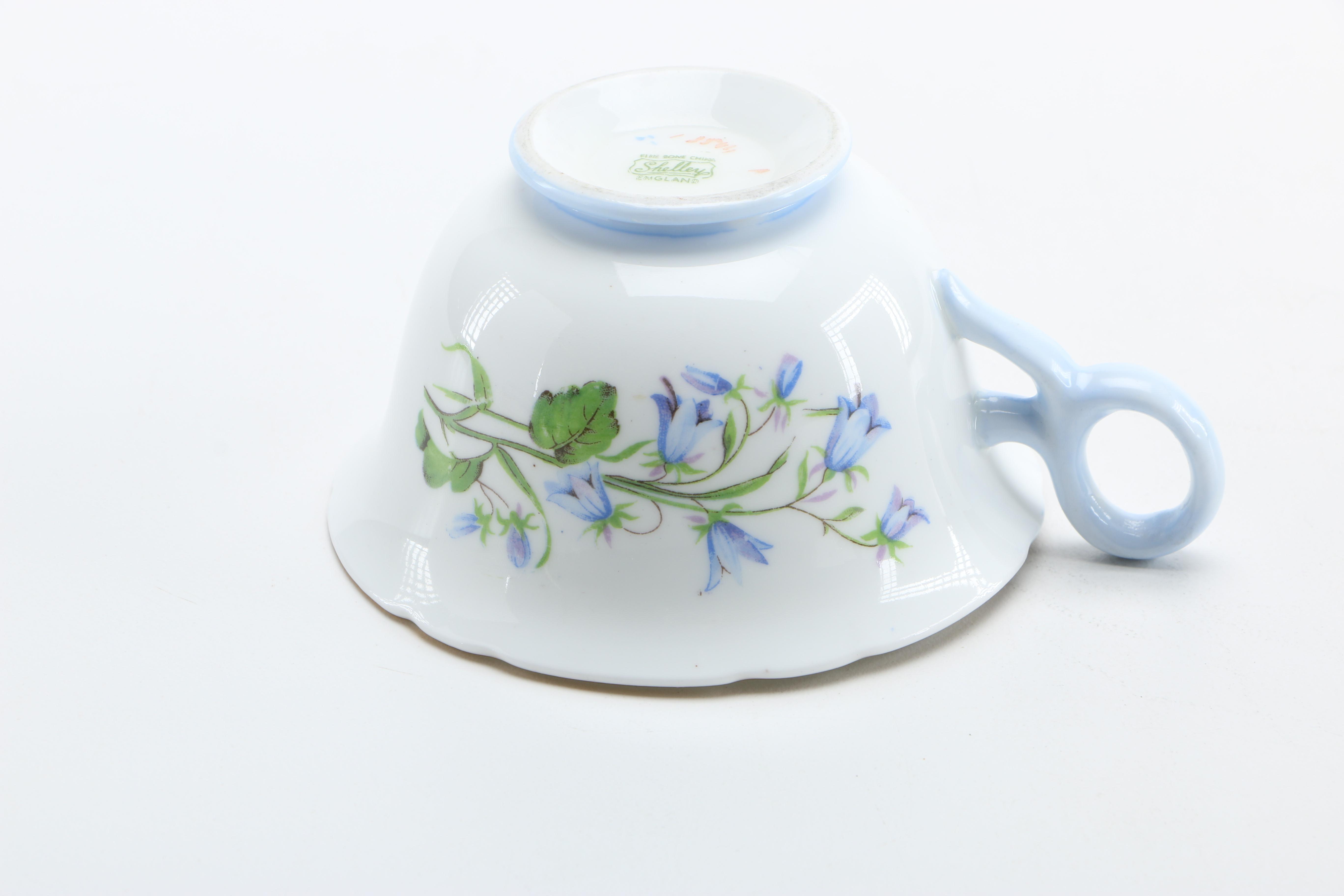 Shelley Fine Bone China Teacups and Saucers