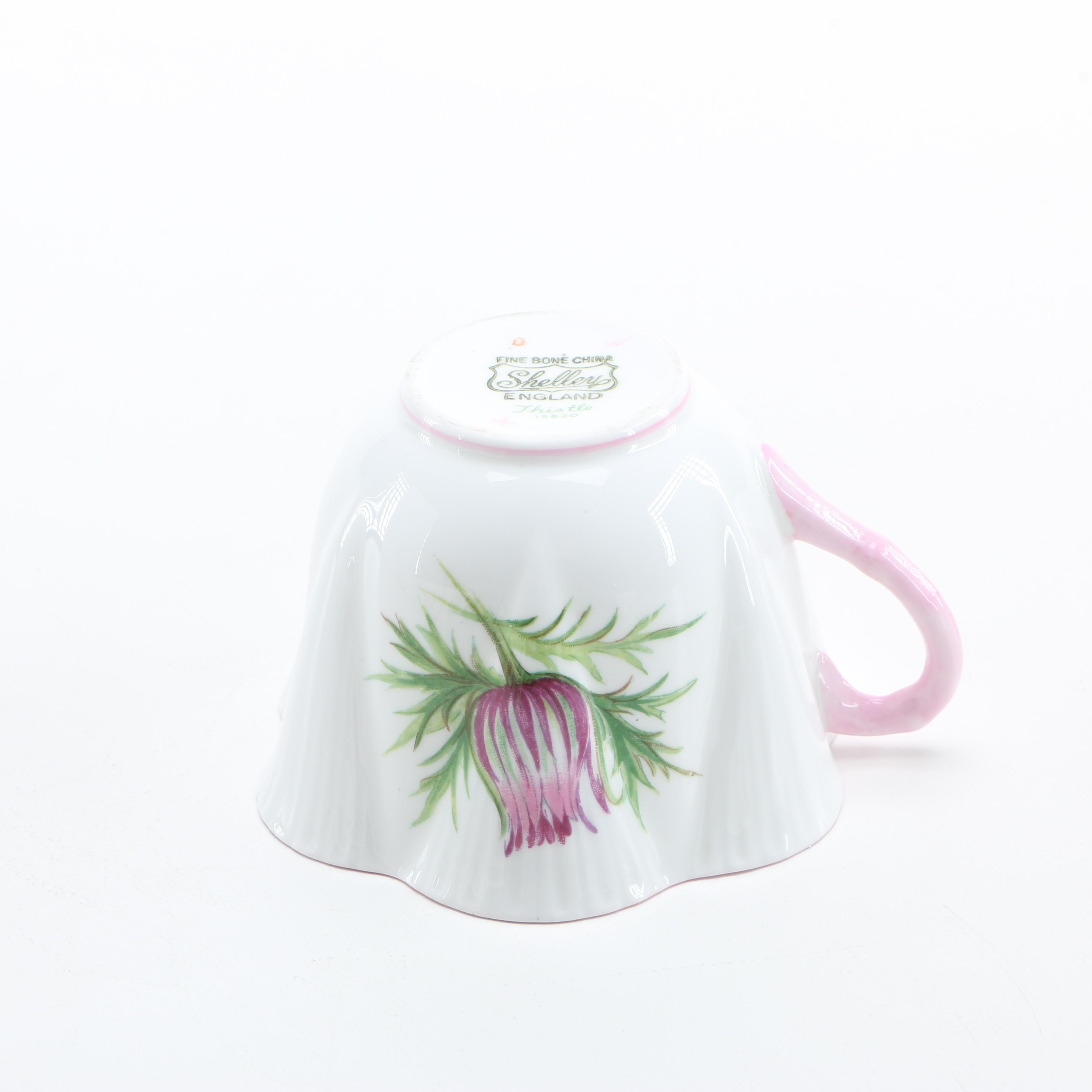 Shelley Fine Bone China Teacups and Saucers