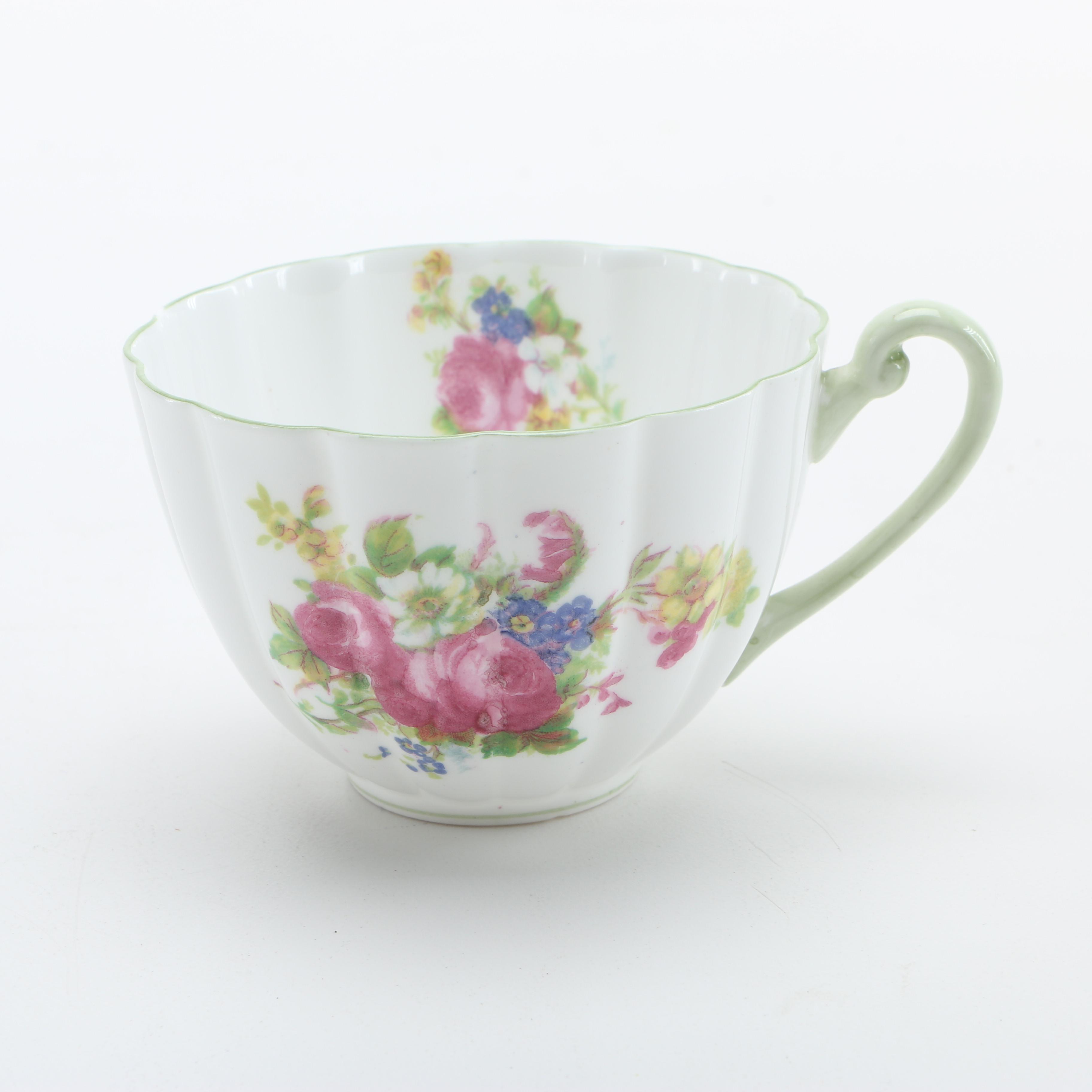 Shelley Fine Bone China Teacups and Saucers
