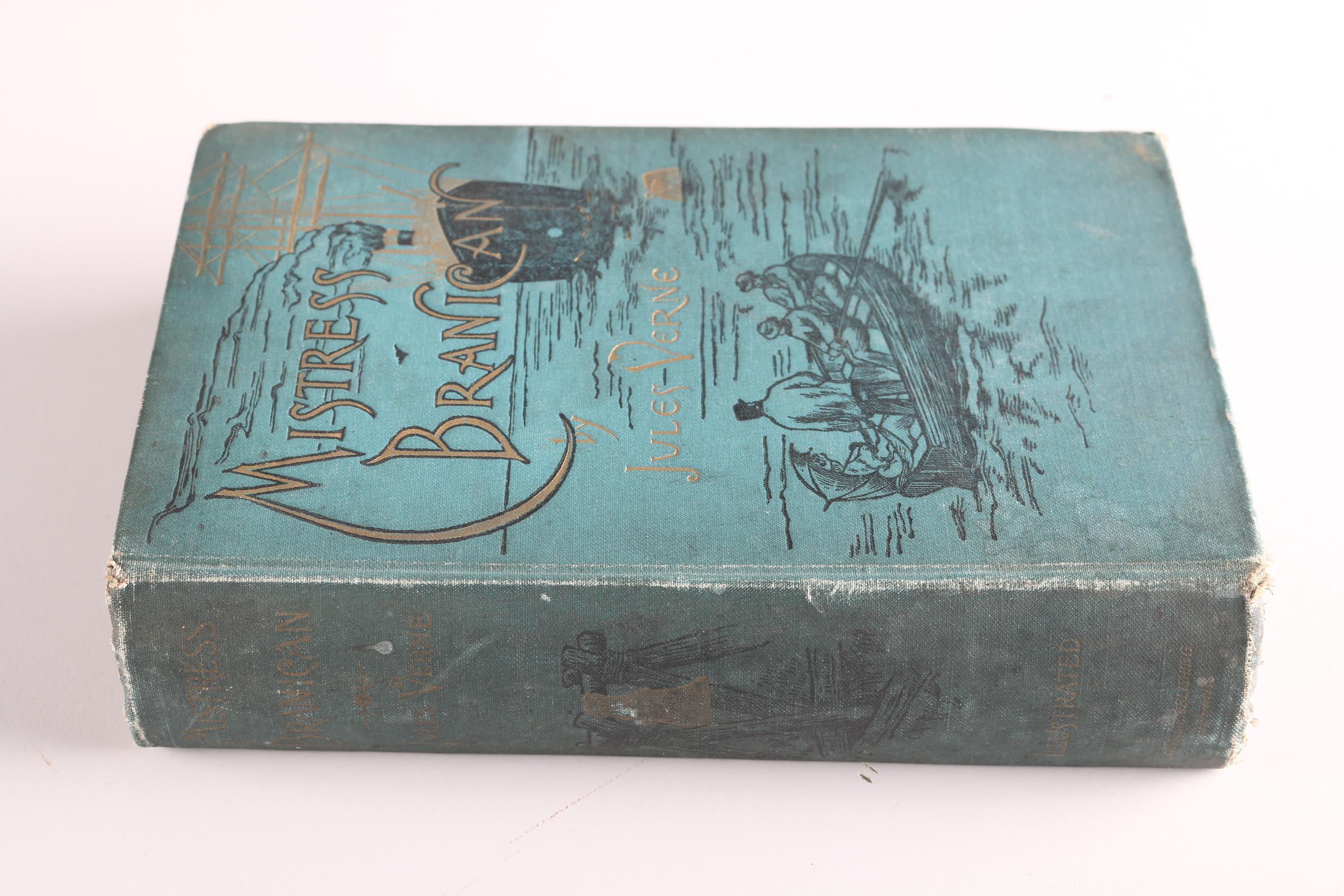 1891 First American Edition of "Mistress Branican" by Jules Verne