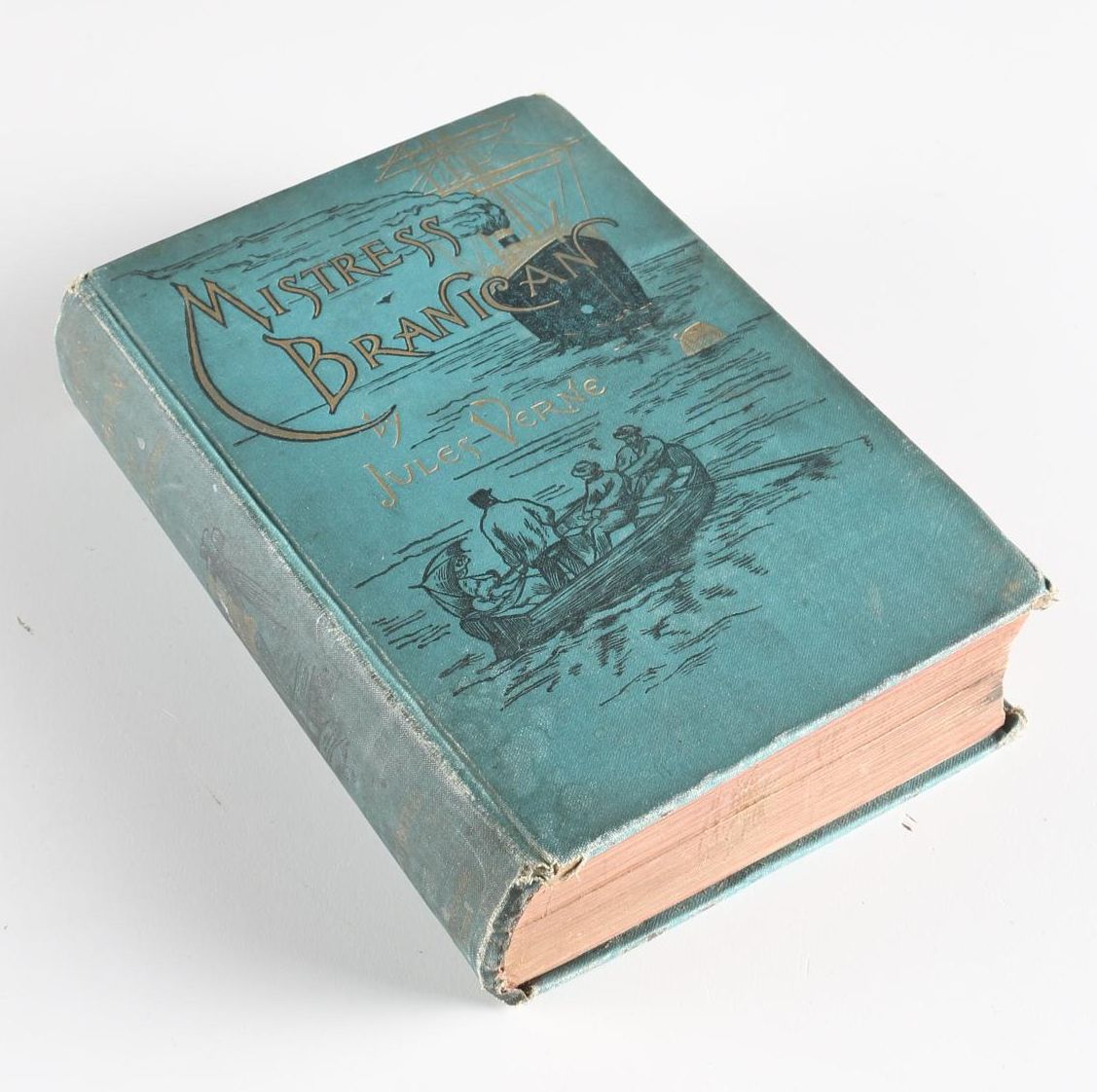 1891 First American Edition of "Mistress Branican" by Jules Verne