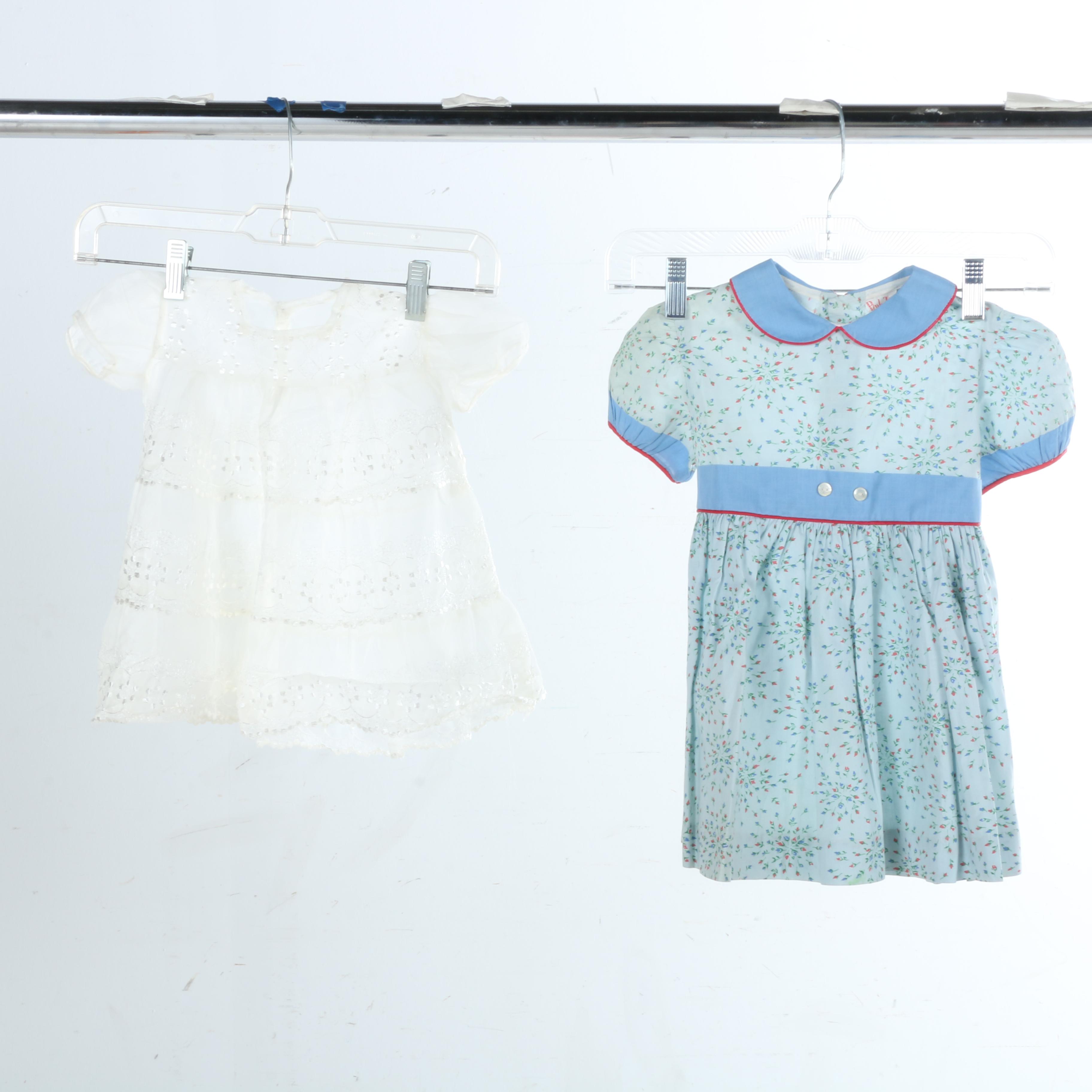 Vintage Handmade Christening Gown And Dress