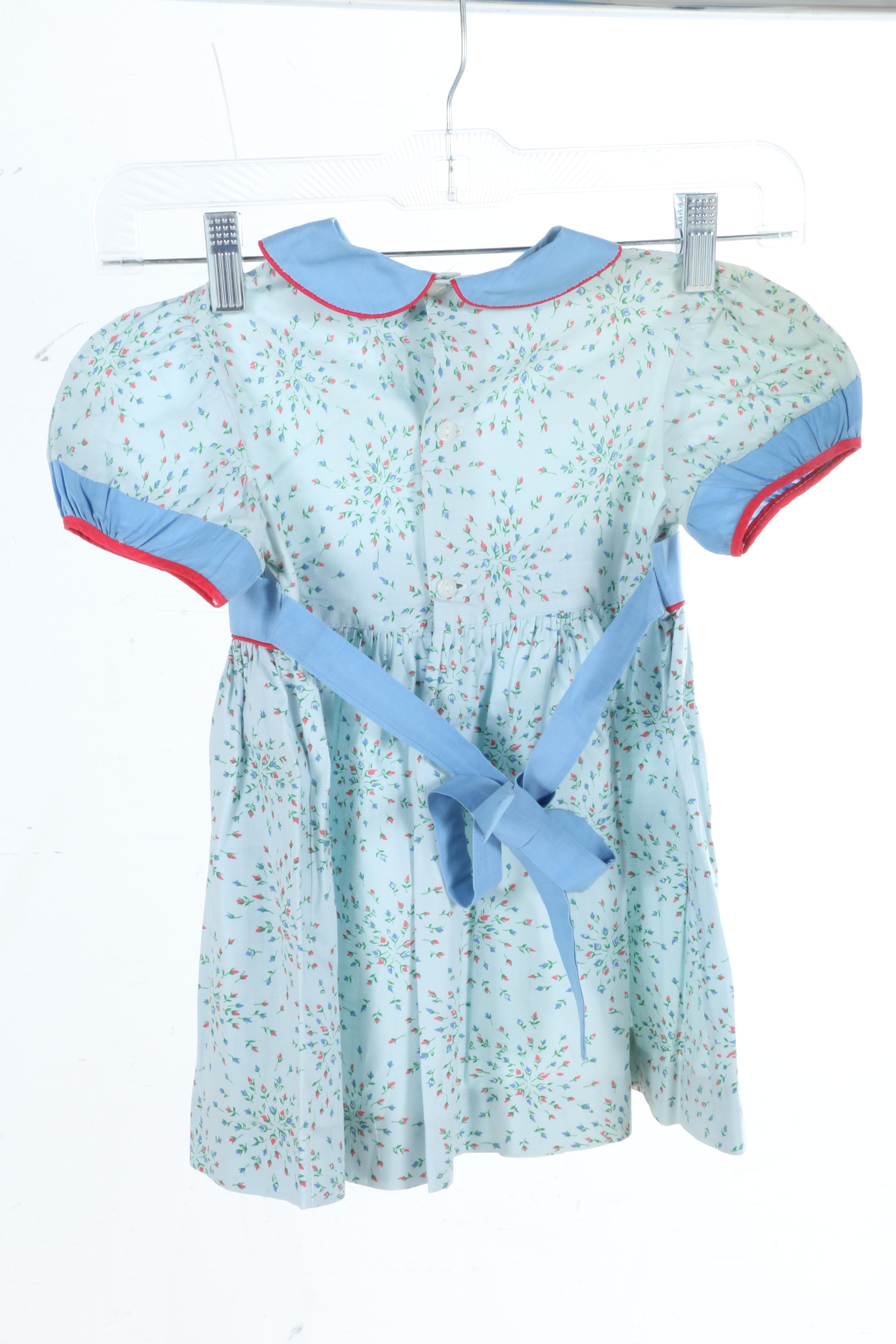 Vintage Handmade Christening Gown And Dress