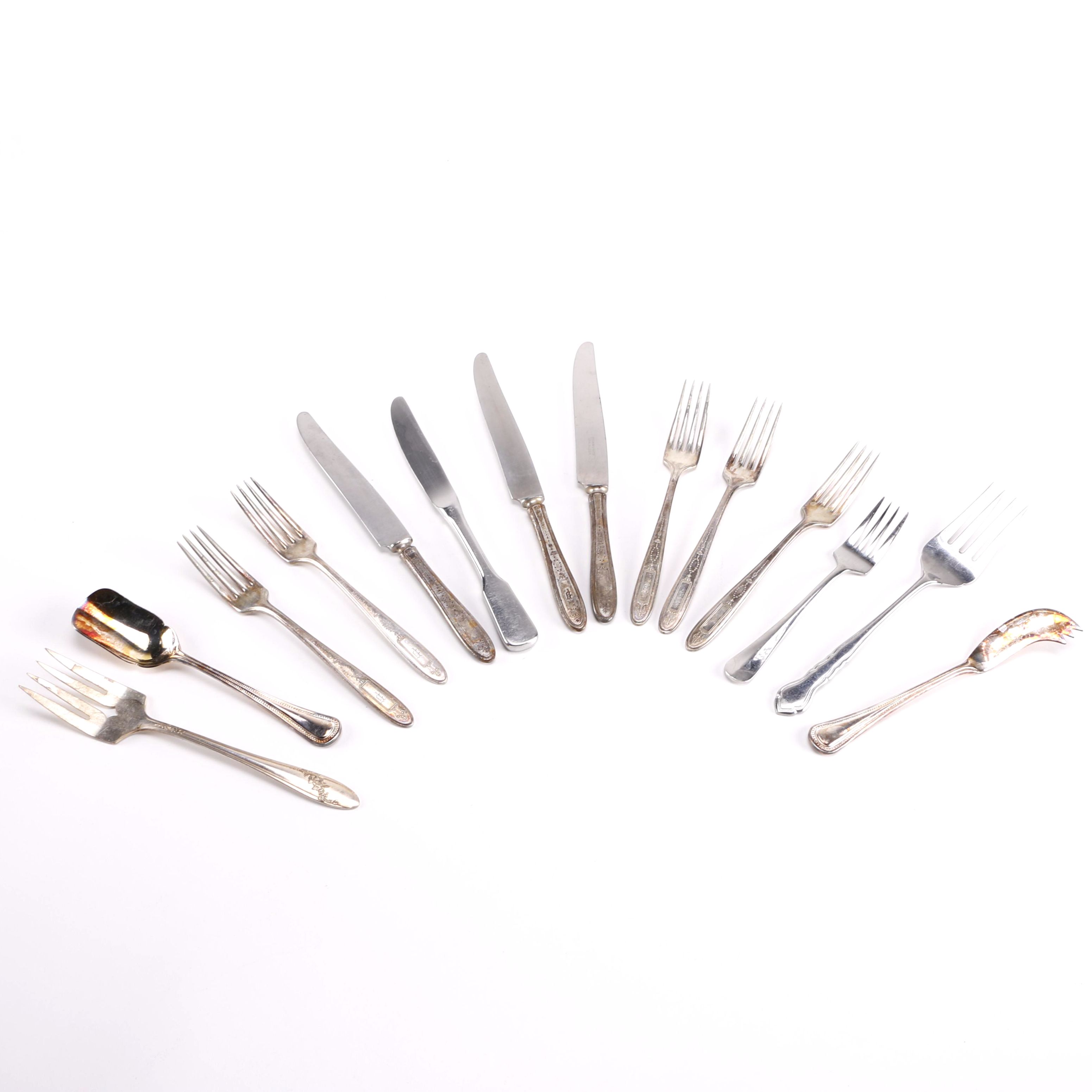 Collection of Silver Plate Flatware