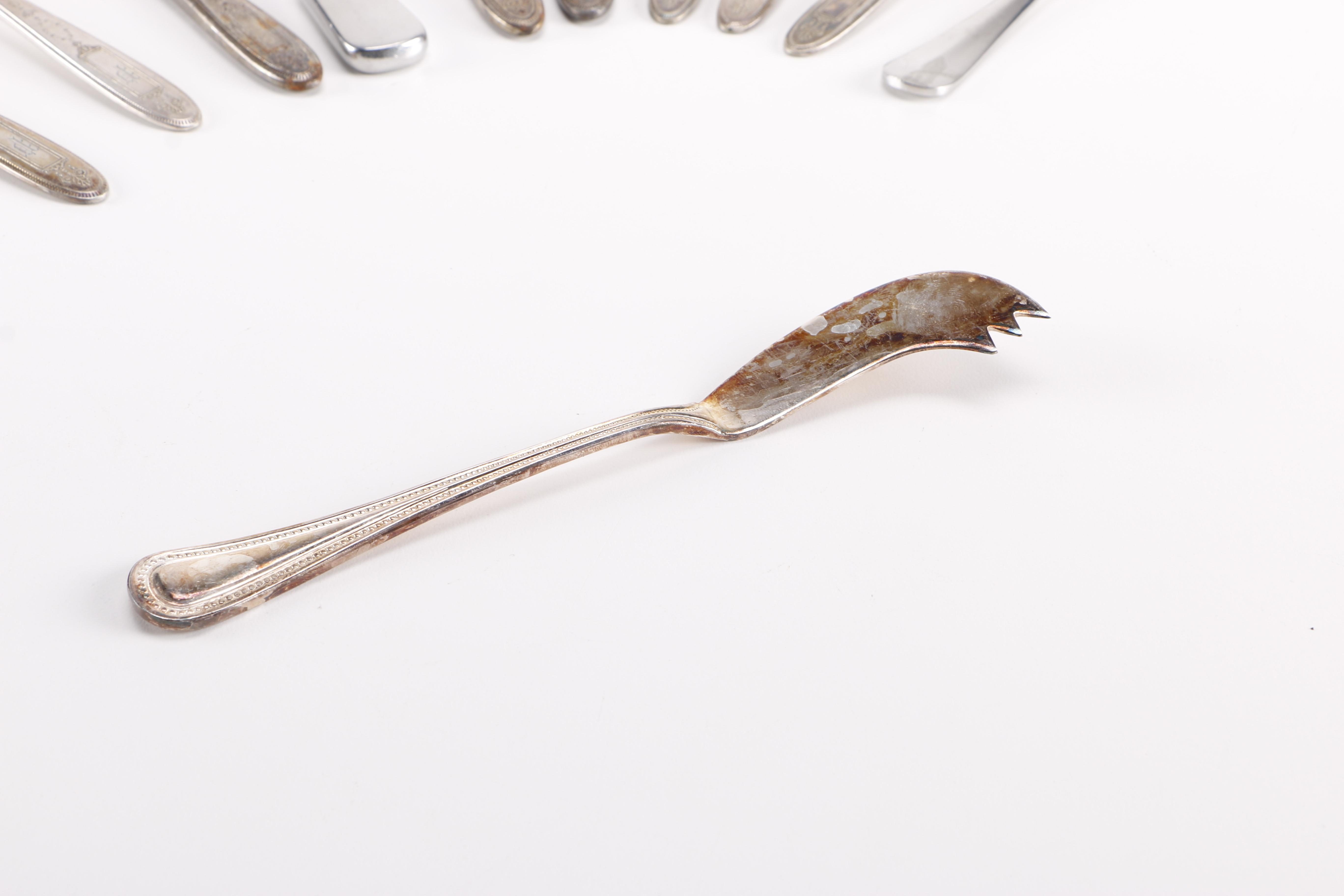 Collection of Silver Plate Flatware