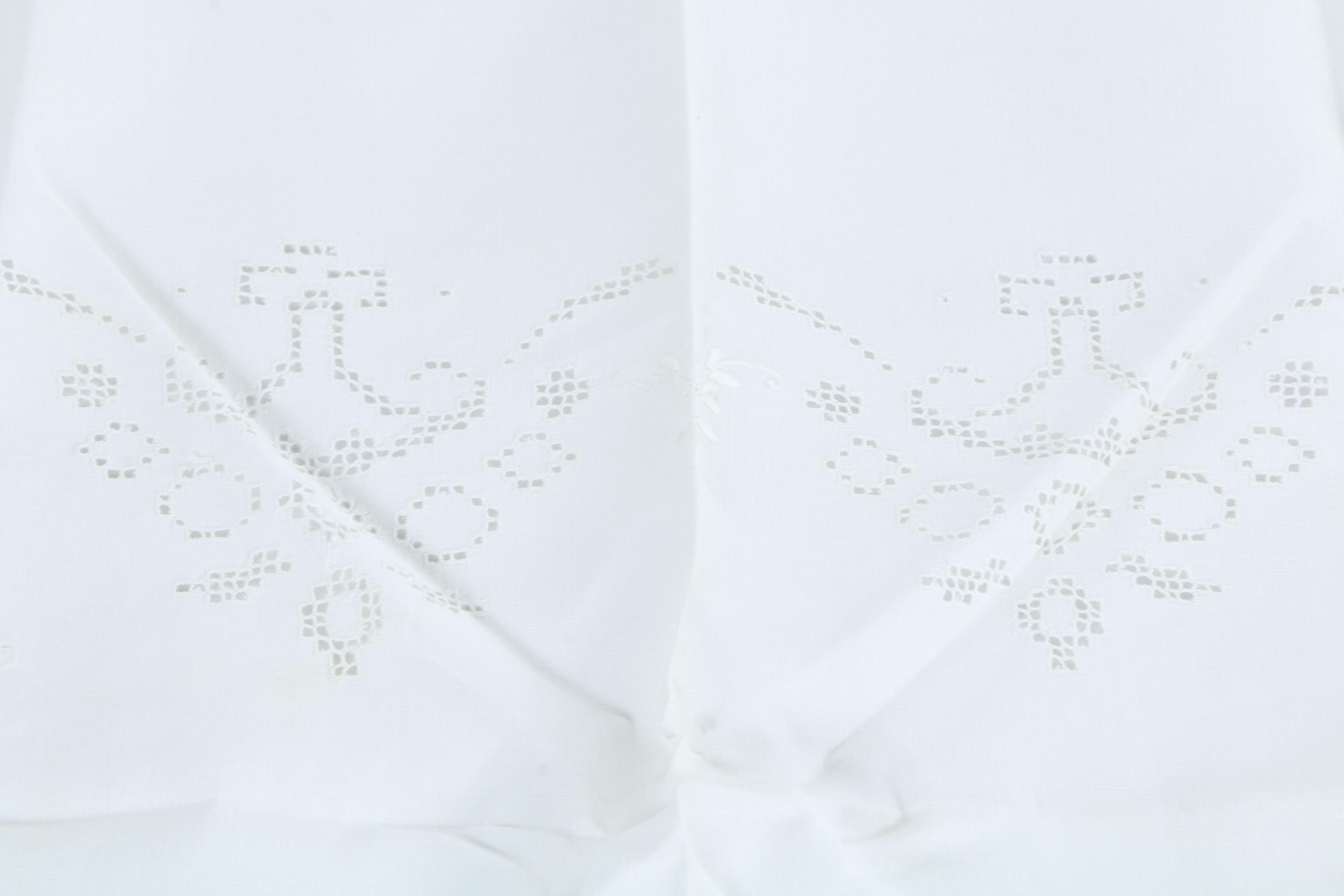 Eyelet and Embroidered Linens