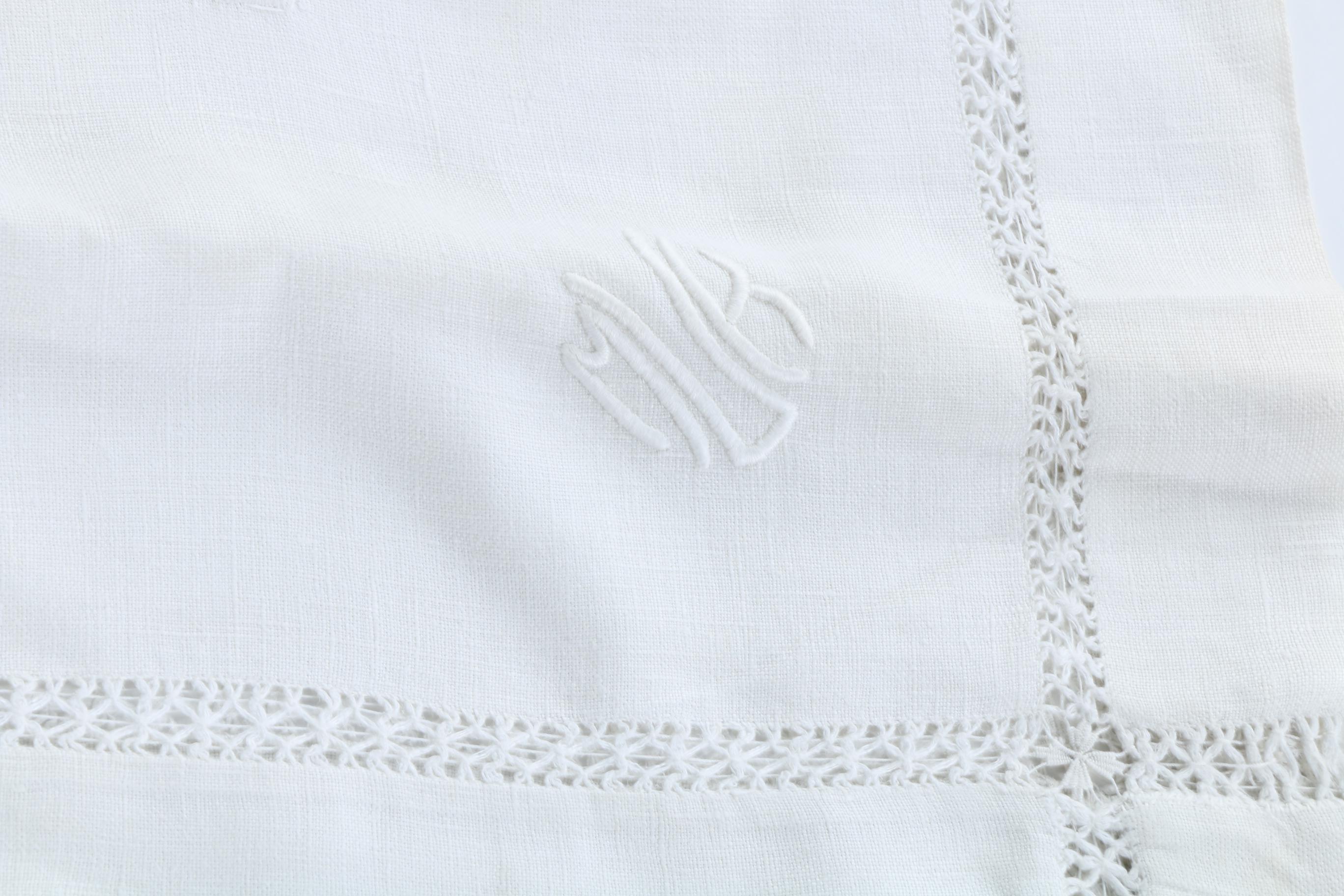 Eyelet and Embroidered Linens