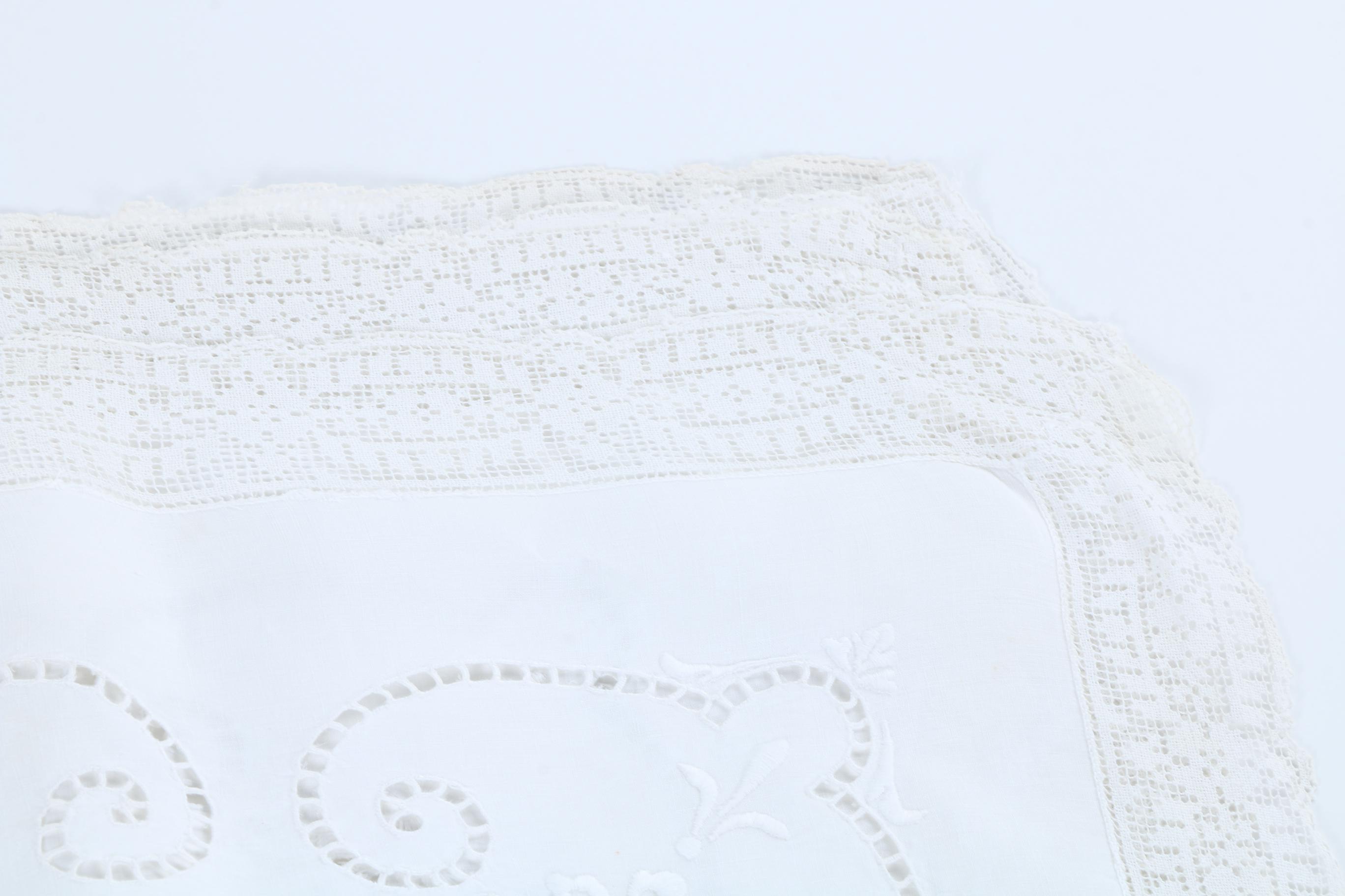Eyelet and Embroidered Linens