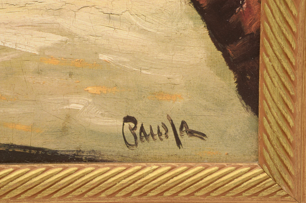 Large Frederick Pawla Offset Lithograph "Sailboat, Santa Barbara"