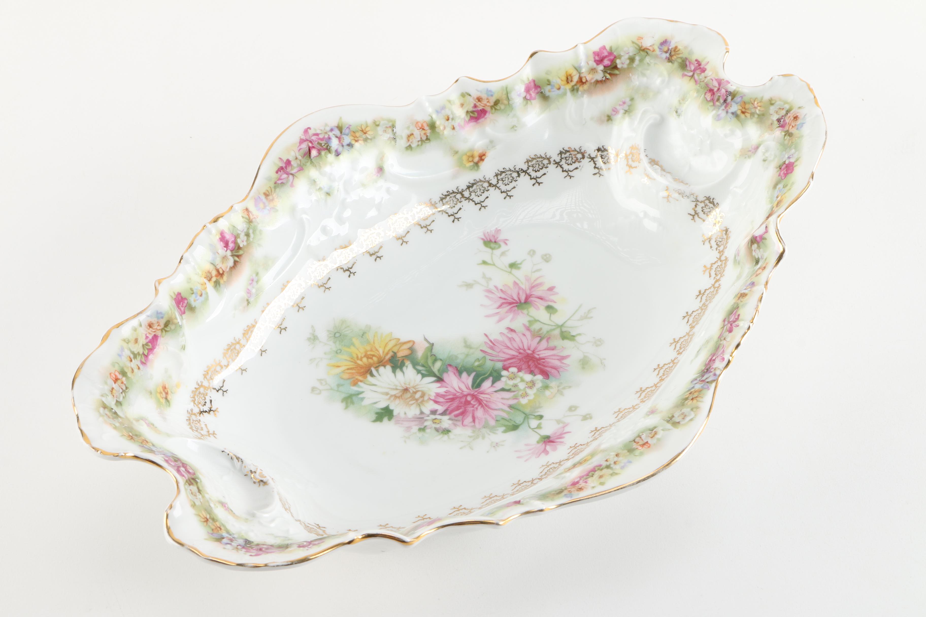 Floral Platters Featuring Mintons