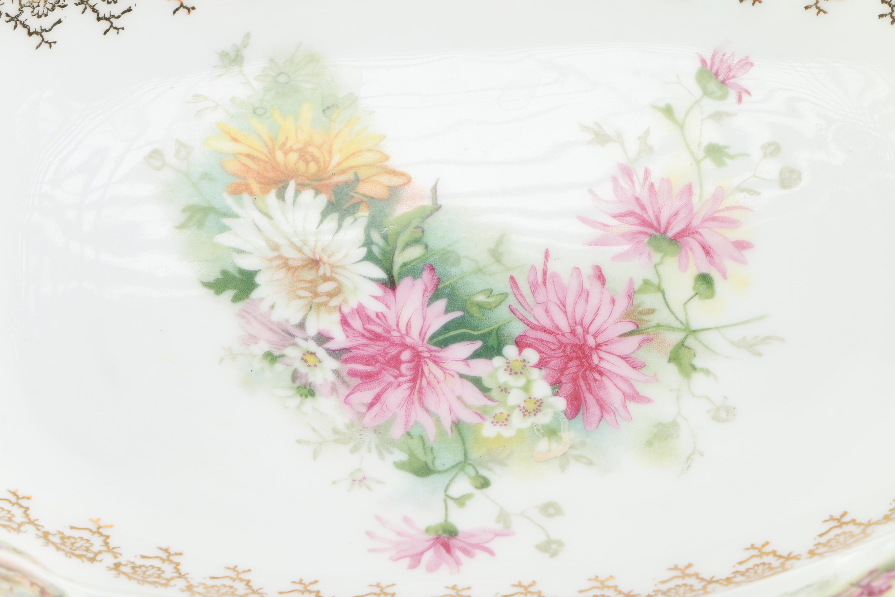 Floral Platters Featuring Mintons