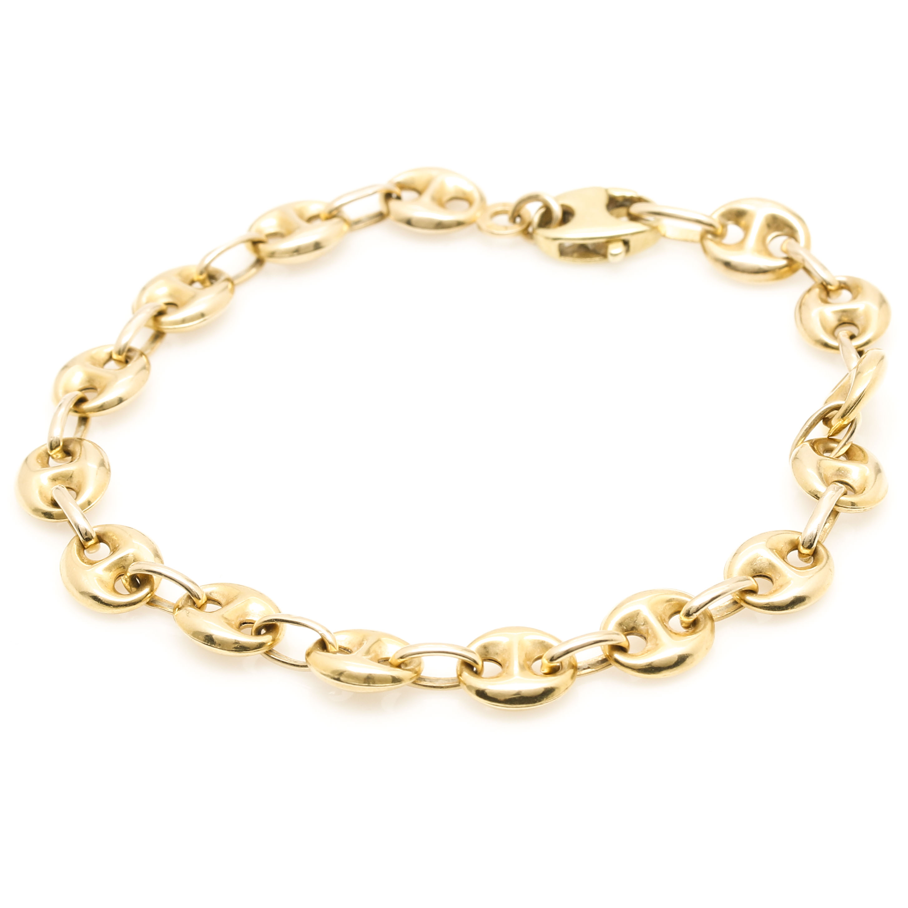 14K Yellow Gold Gucci Link Bracelet